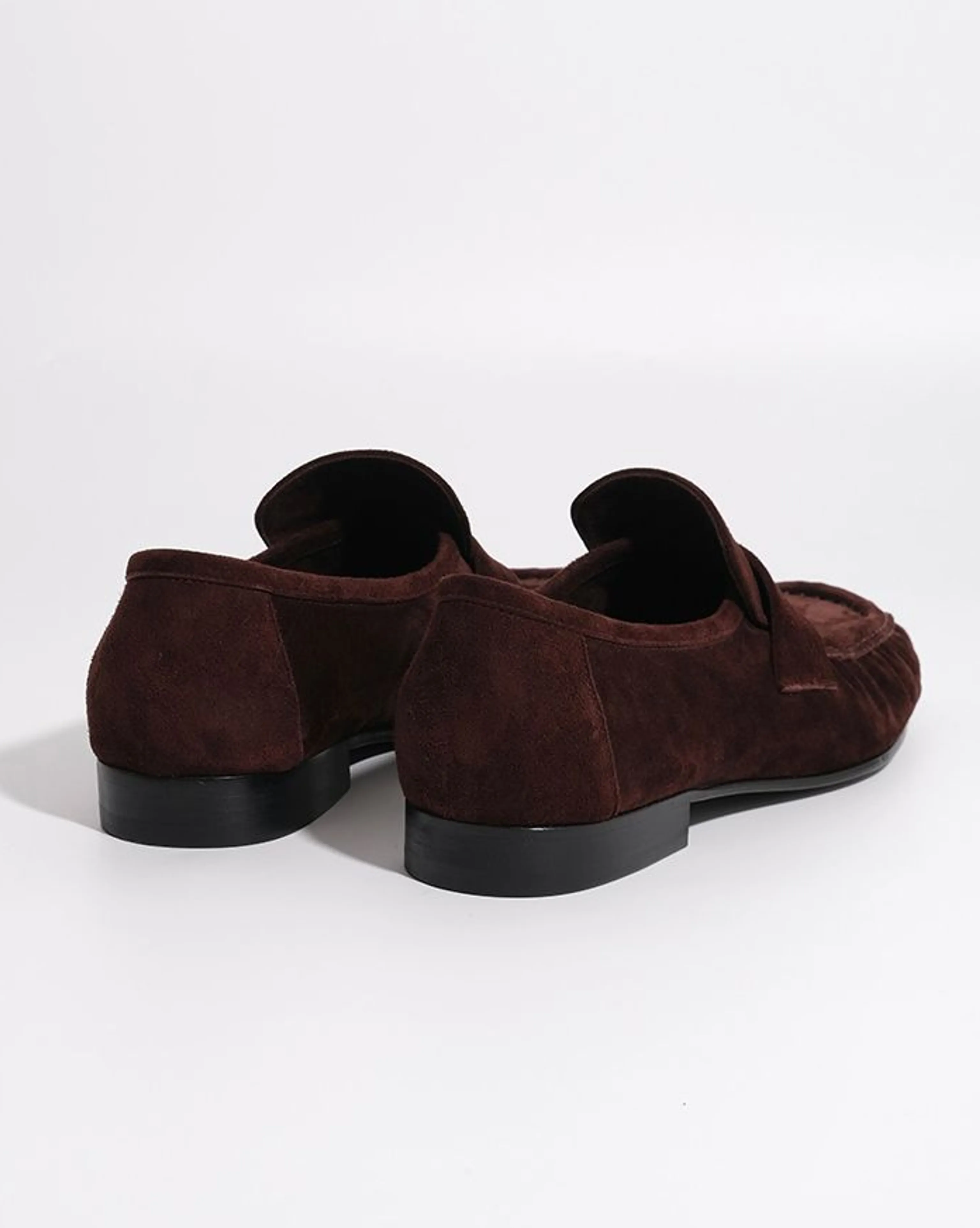 Calf Suede Penny Loafers - Image 6