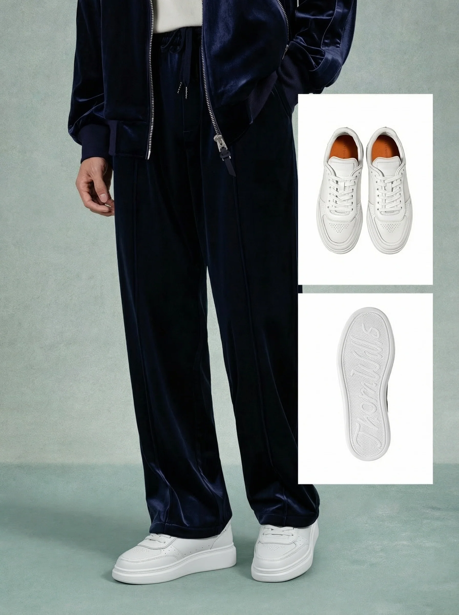 Calfskin Platform Low-Top Sneaker - Image 3