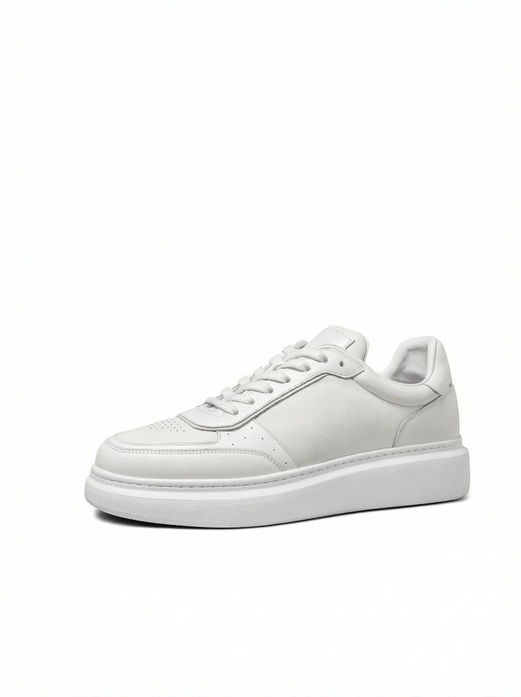 Calfskin Platform Low-Top Sneaker - Image 4