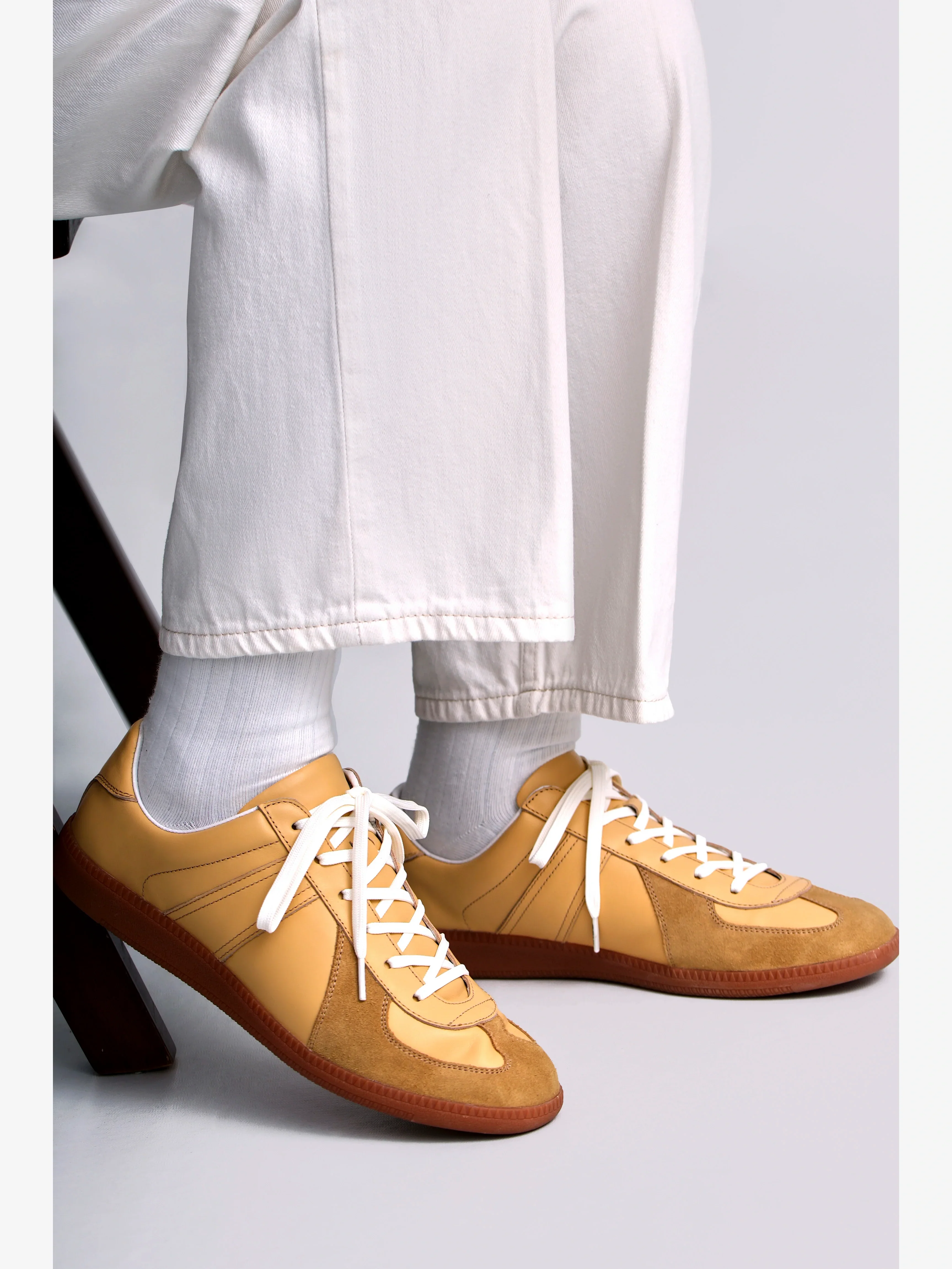 Calfskin Retro Trainer - Image 2