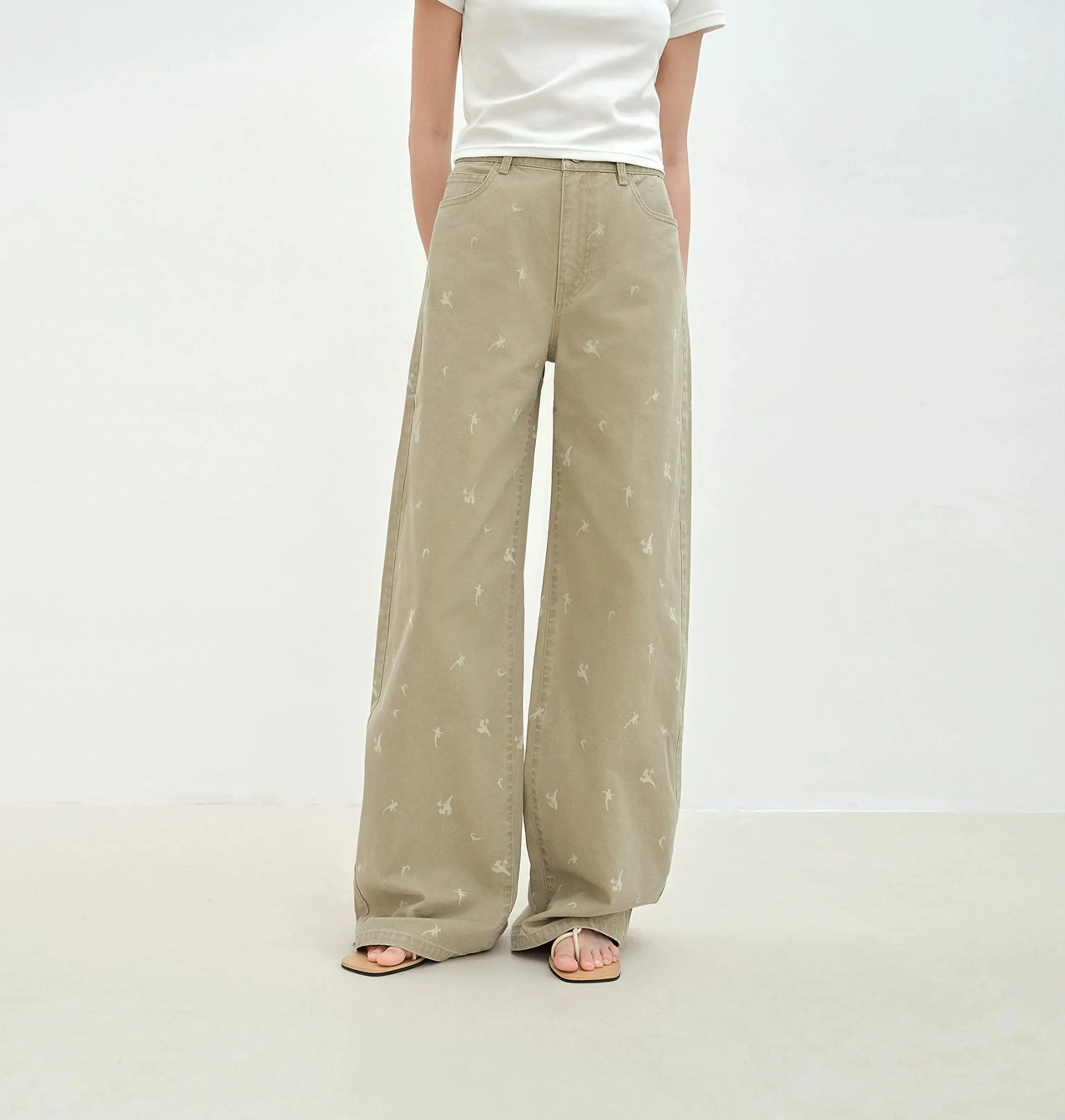 Calla Lily High-Rise Wide-Leg Jeans - Image 3
