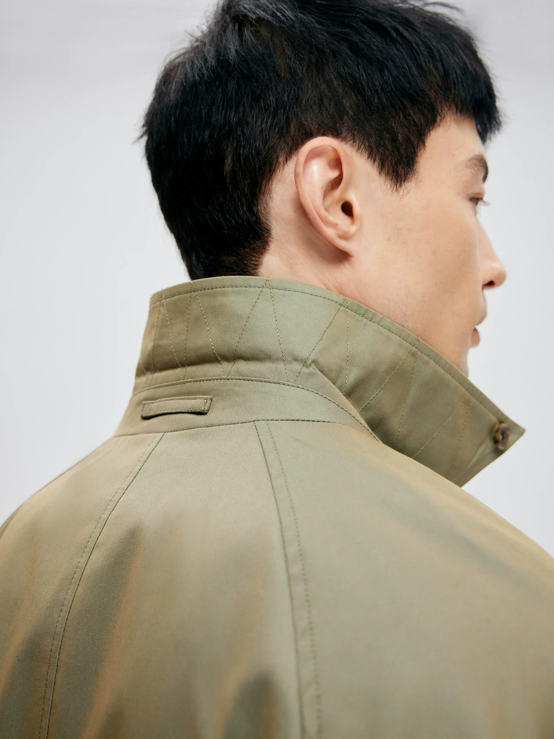 Camden Two-Tone Trench Coat - Image 4