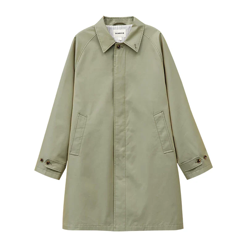 Camden Two-Tone Trench Coat - Image 5