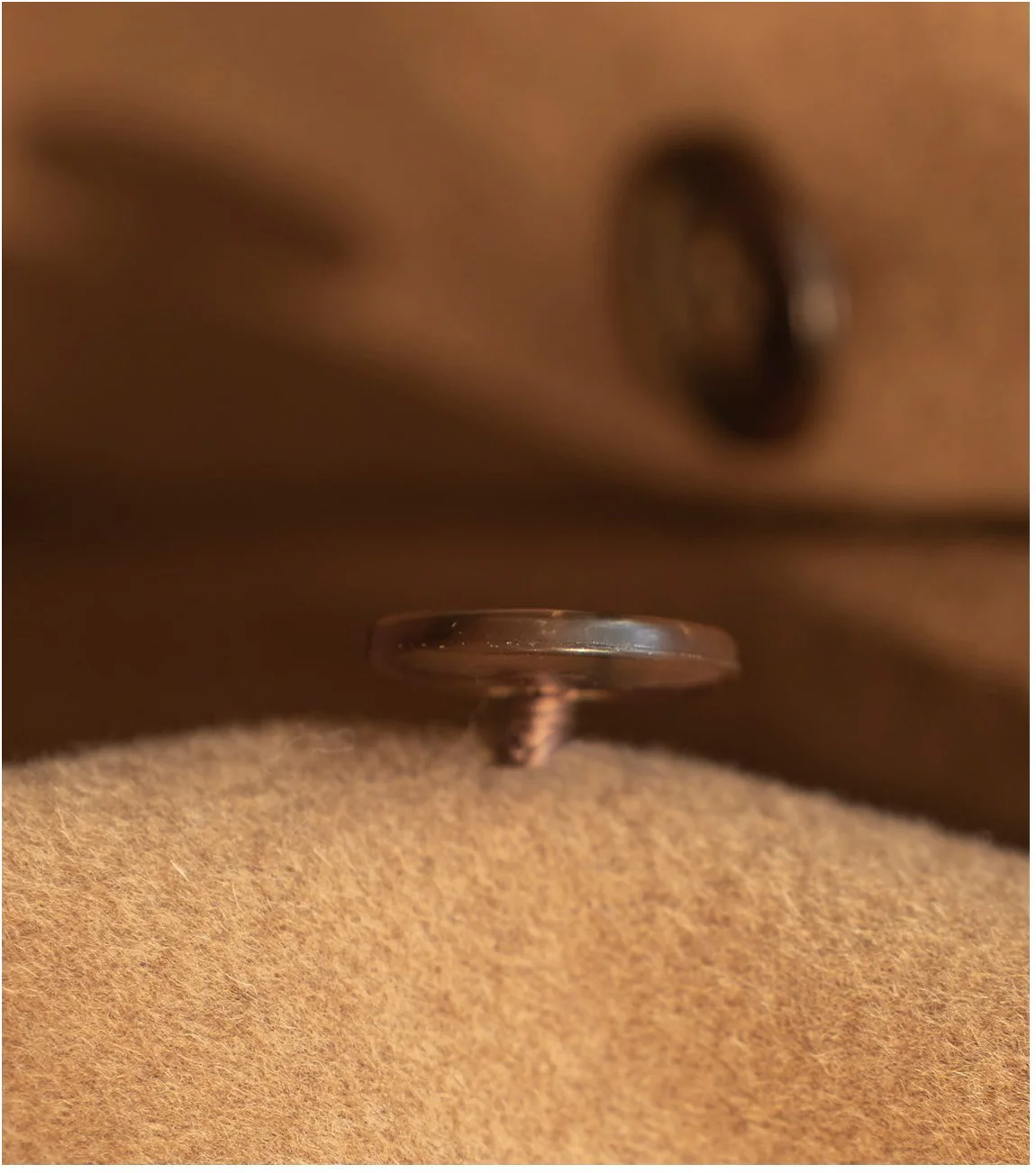 Camel Double-Breasted Overcoat - Image 7