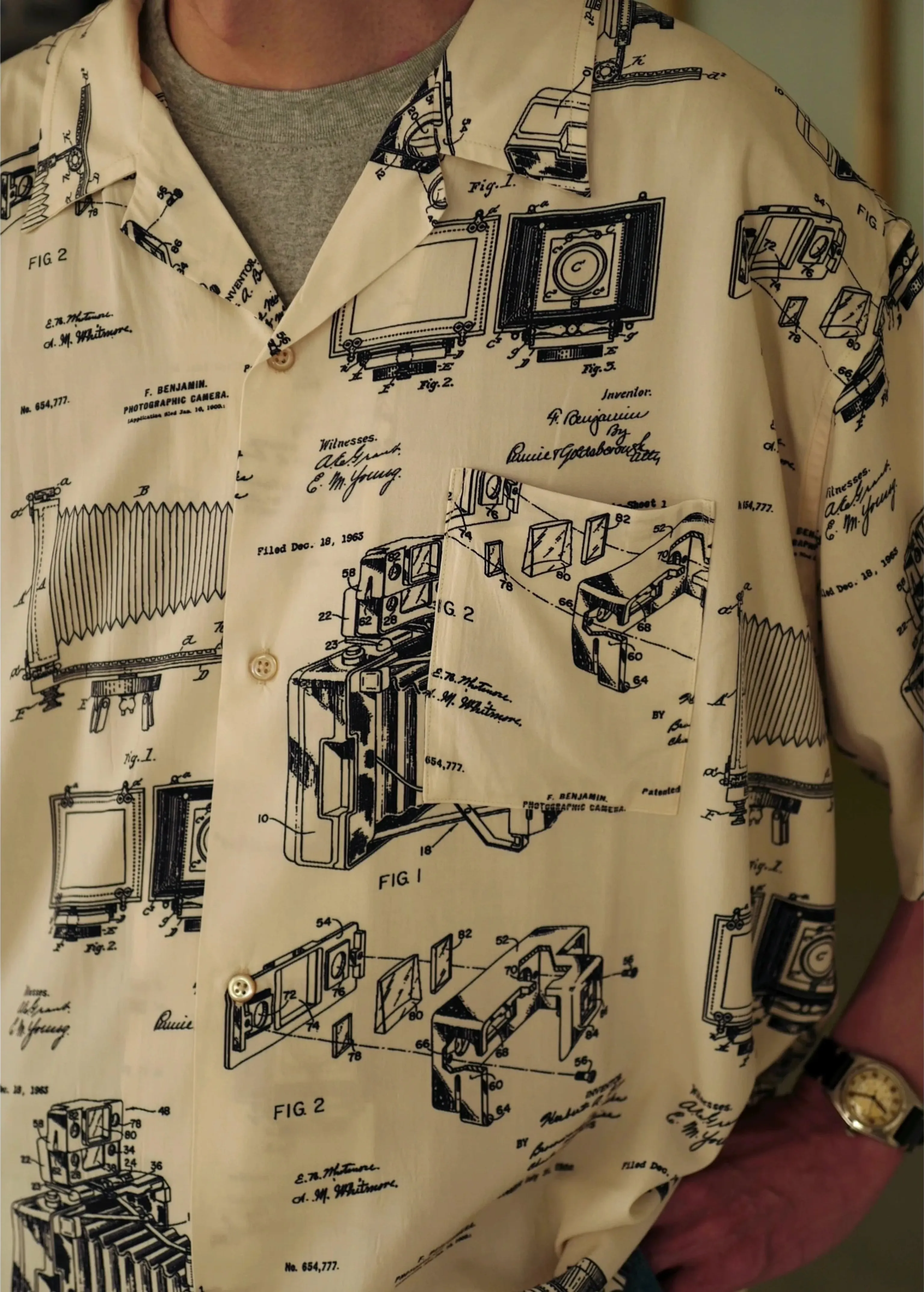 Camera Print Shirt - Image 5