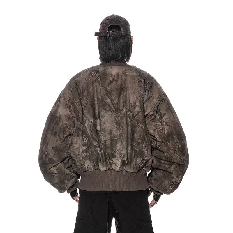Camouflage Bomber Jacket - Image 3
