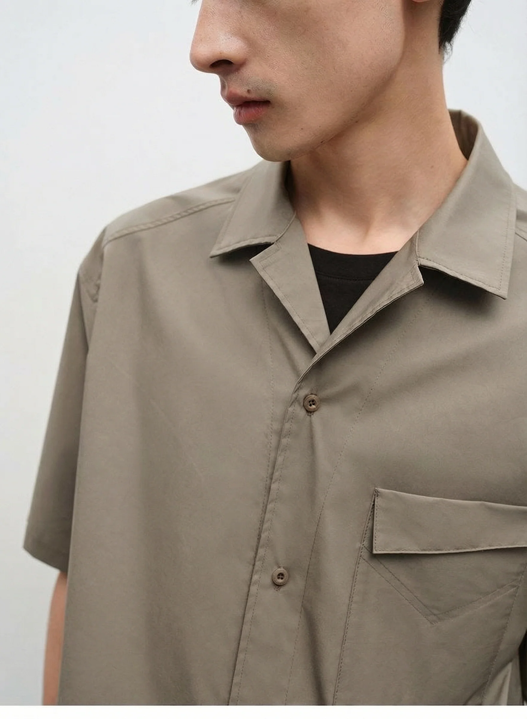 Camp-Collar Supima Cotton Shirt - Image 2