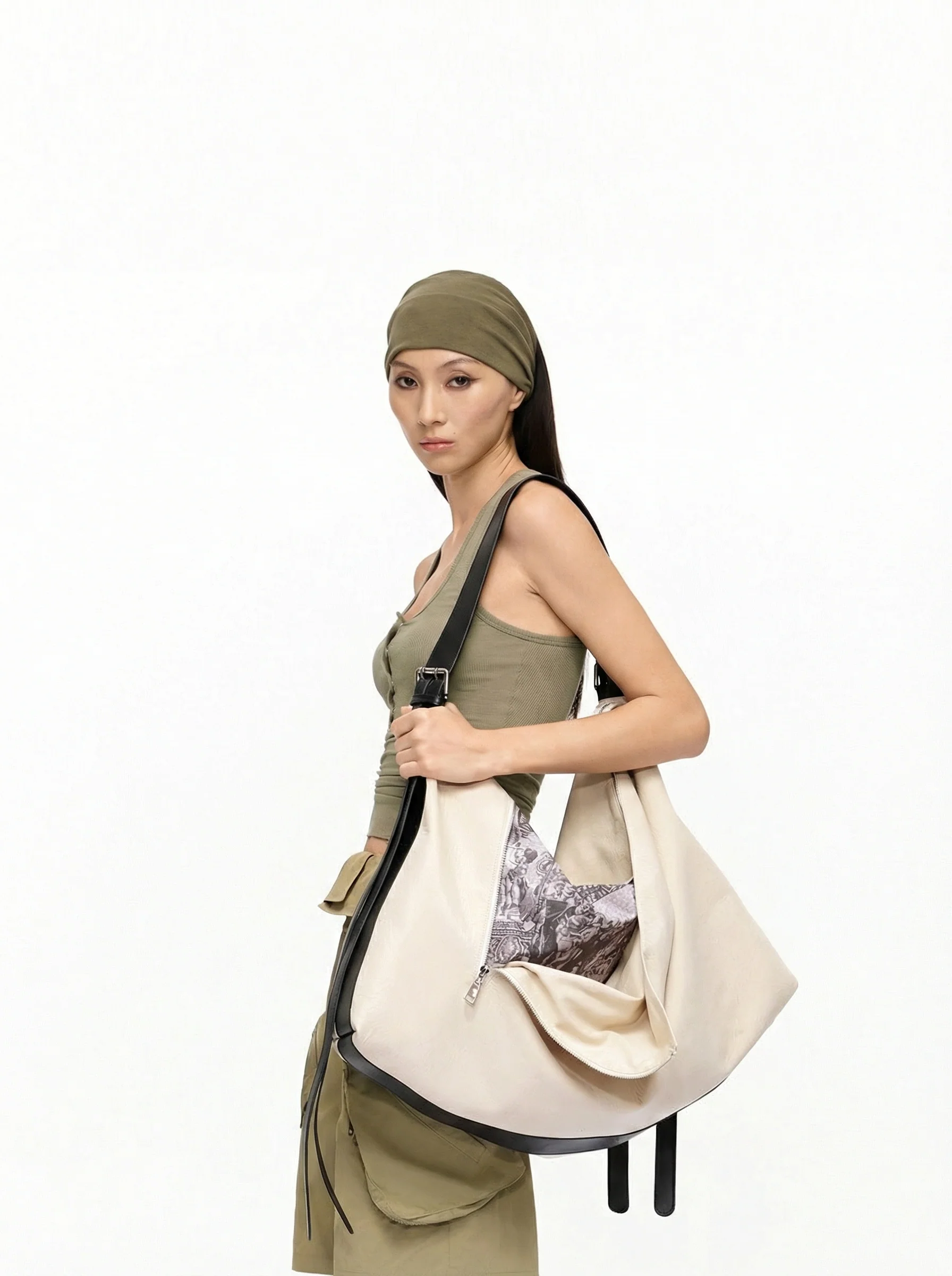 Canvas Dumpling Hobo - Image 4
