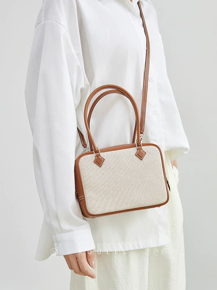 Canvas Square Satchel - Image 6