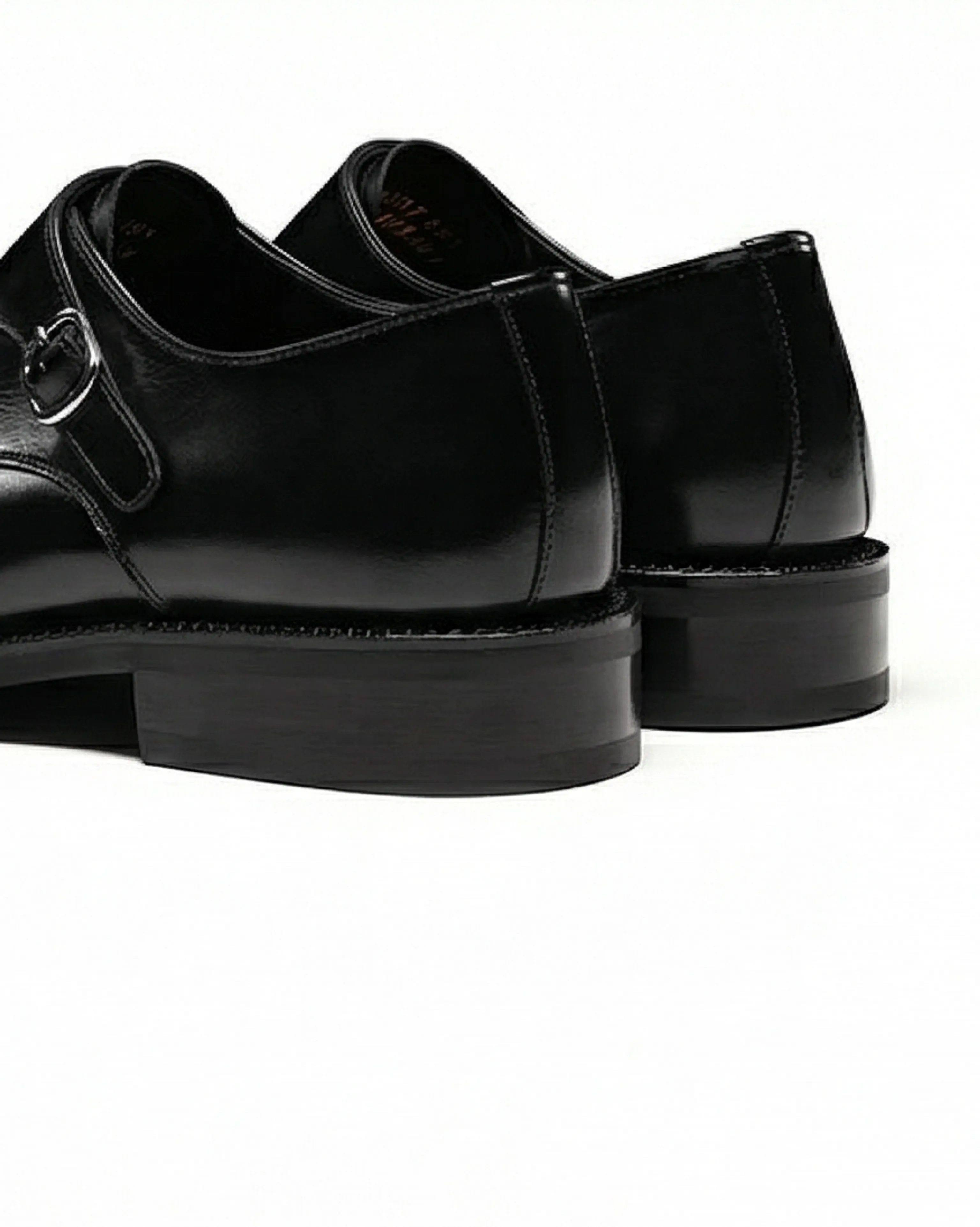 Cap-Toe Double Monk Shoes - Image 5