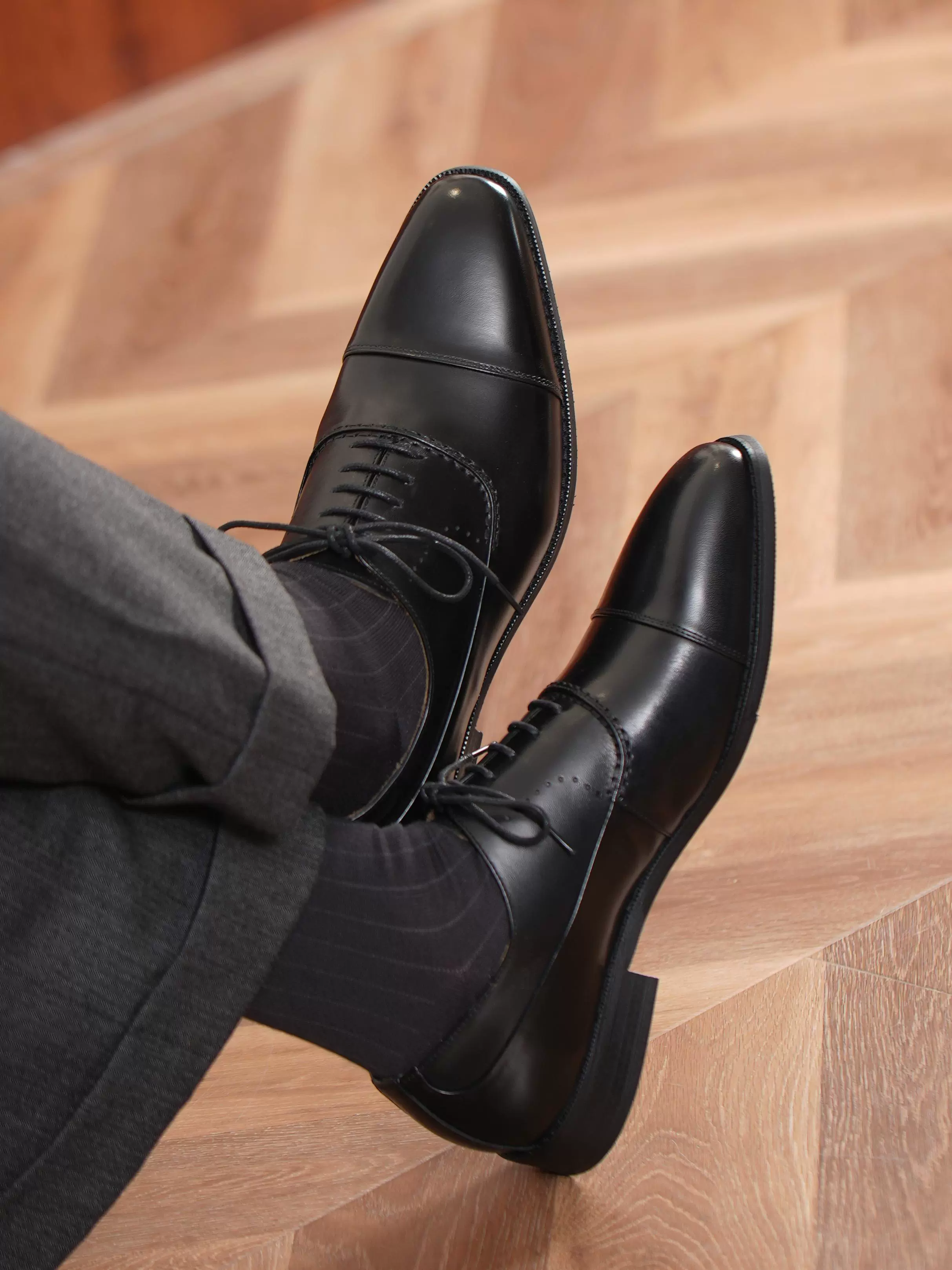 Cap-Toe Leather Oxford - Image 3