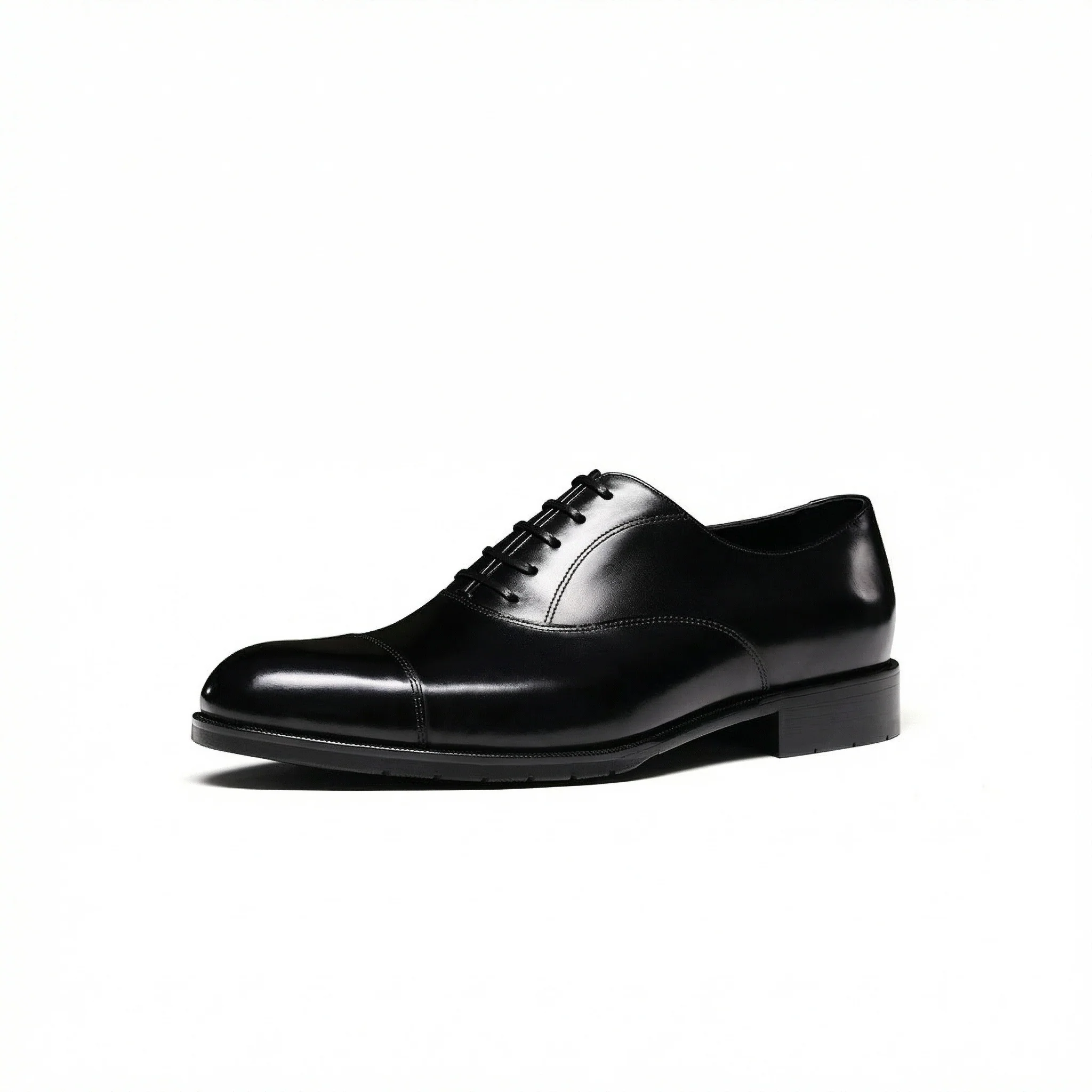 Cap-Toe Oxford Leather Shoe - Image 3