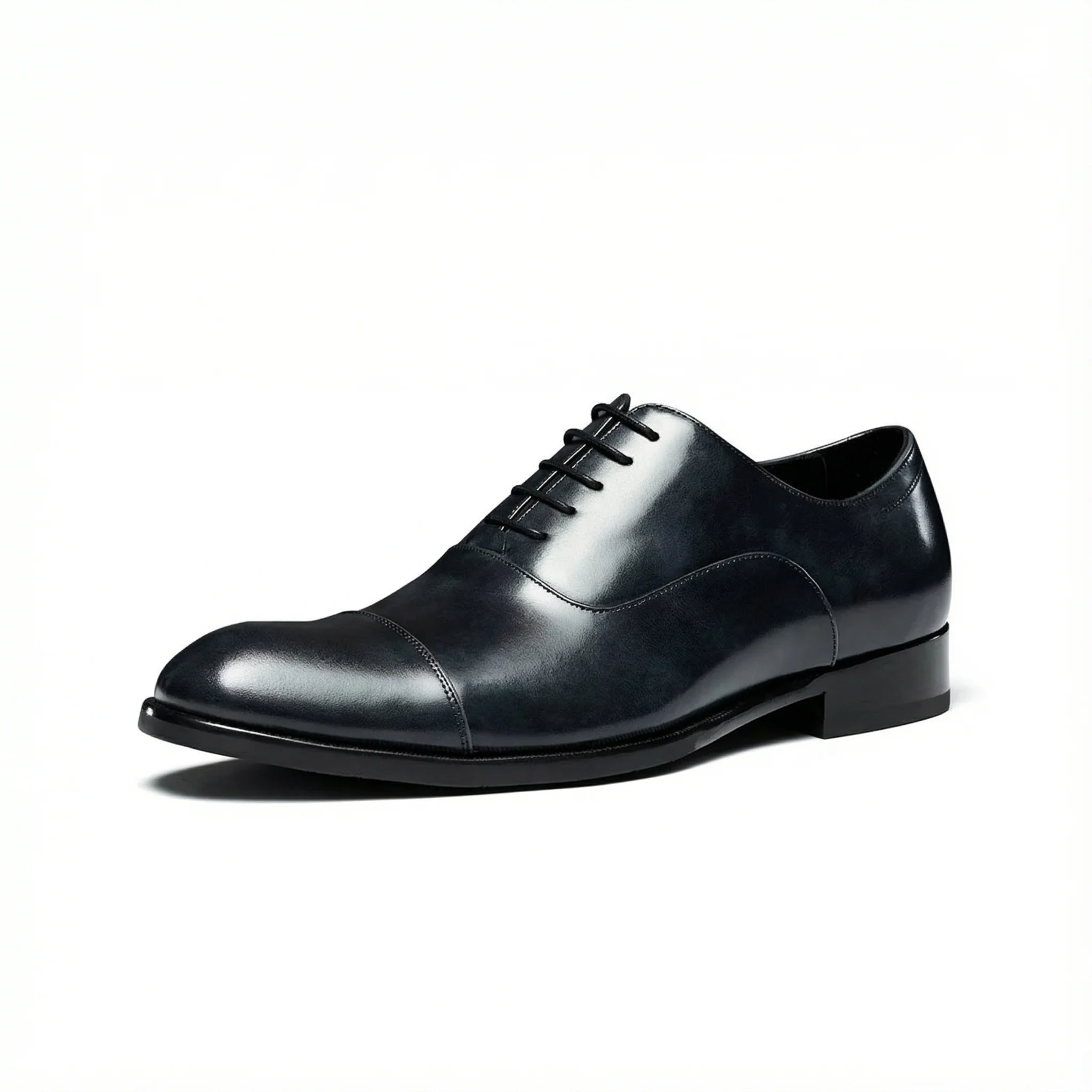 Cap-Toe Oxford Leather Shoes