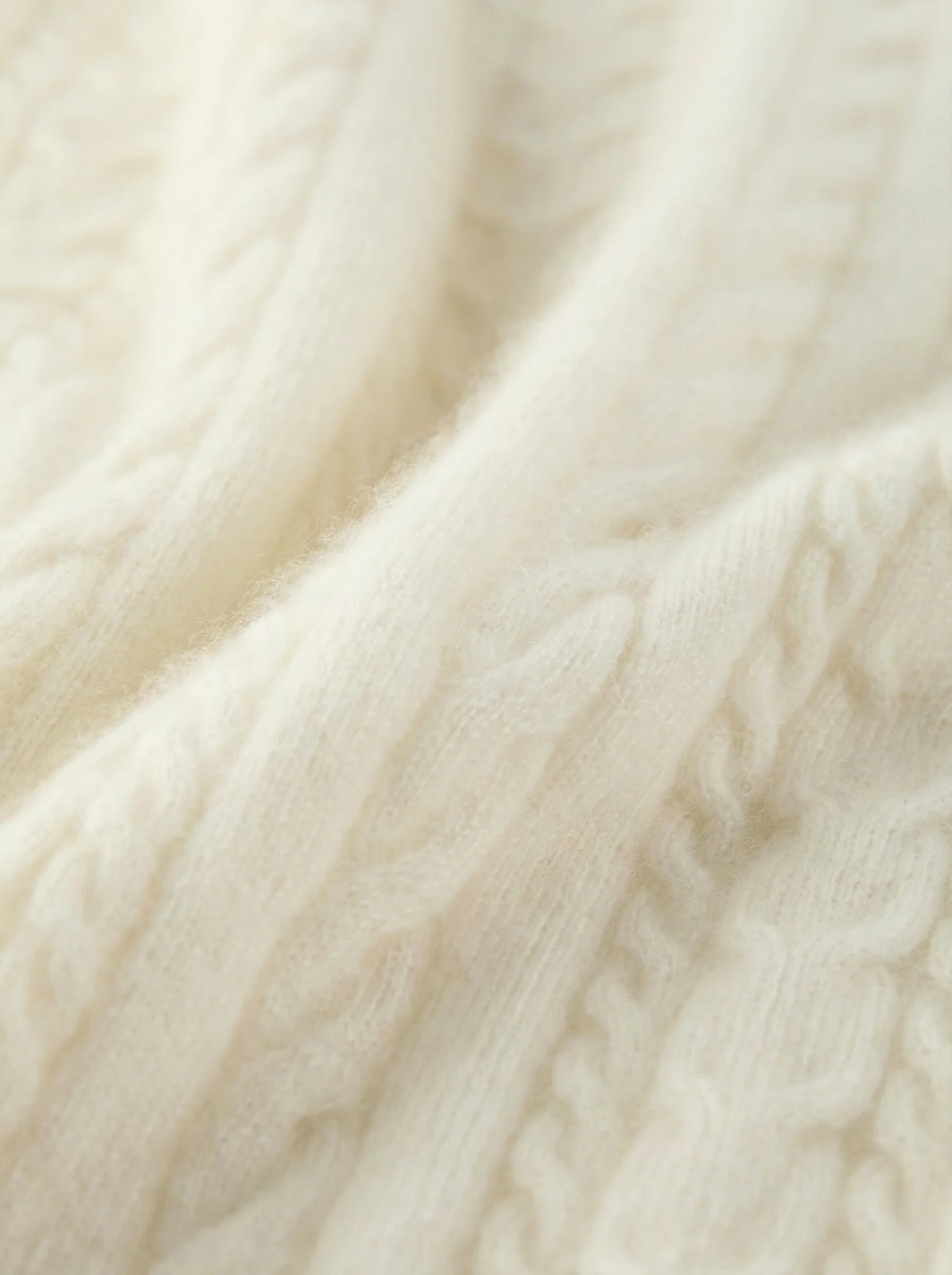 Cashmere Cable Polo Sweater - Image 5