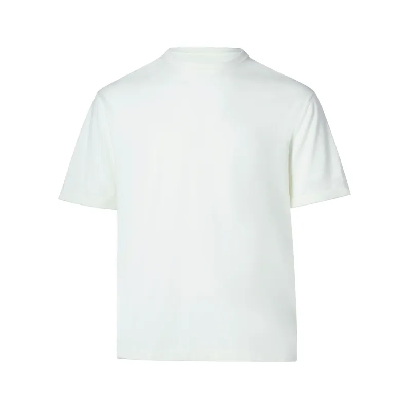 Cashmere-Cotton Fine Knit Crewneck Tee - Image 6