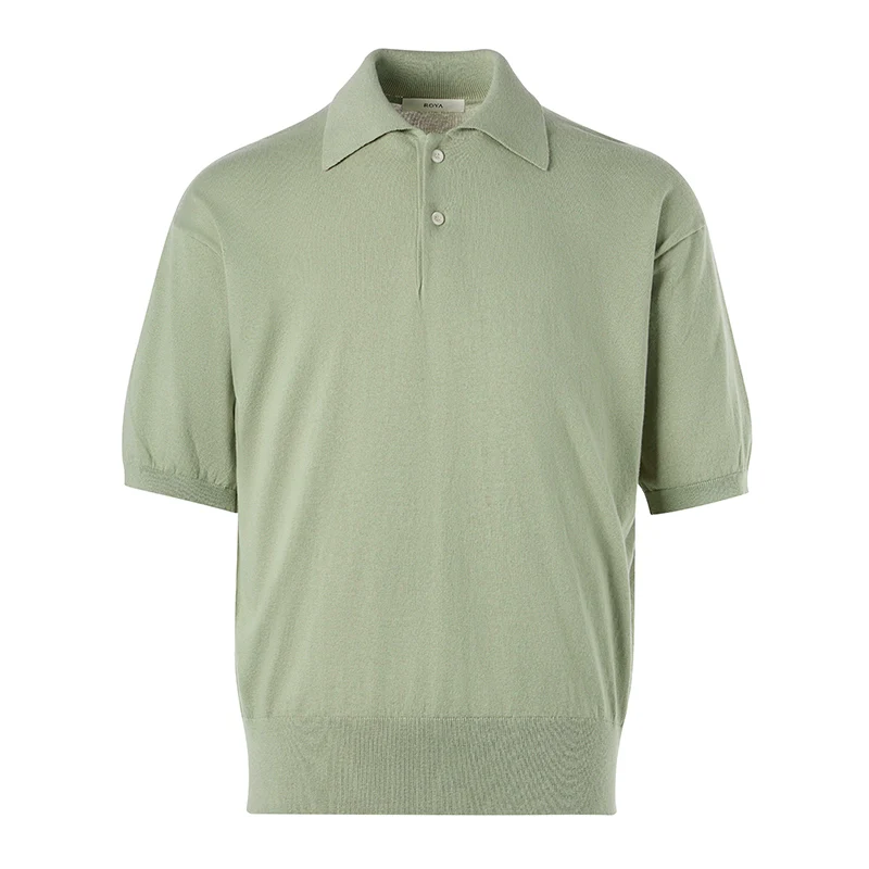 Cashmere-Cotton Knit Polo - Image 5