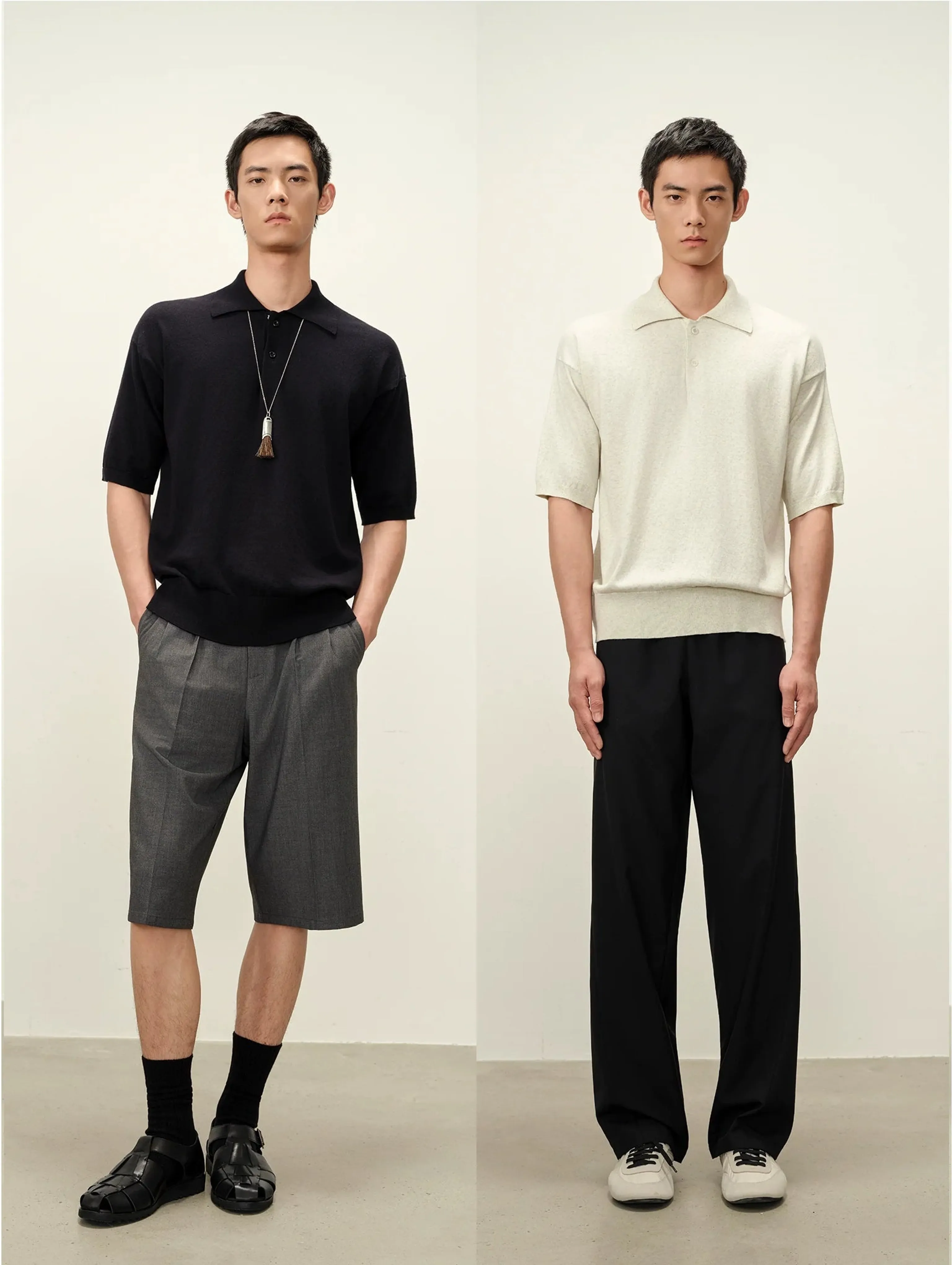 Cashmere-Cotton Knit Polo - Image 7