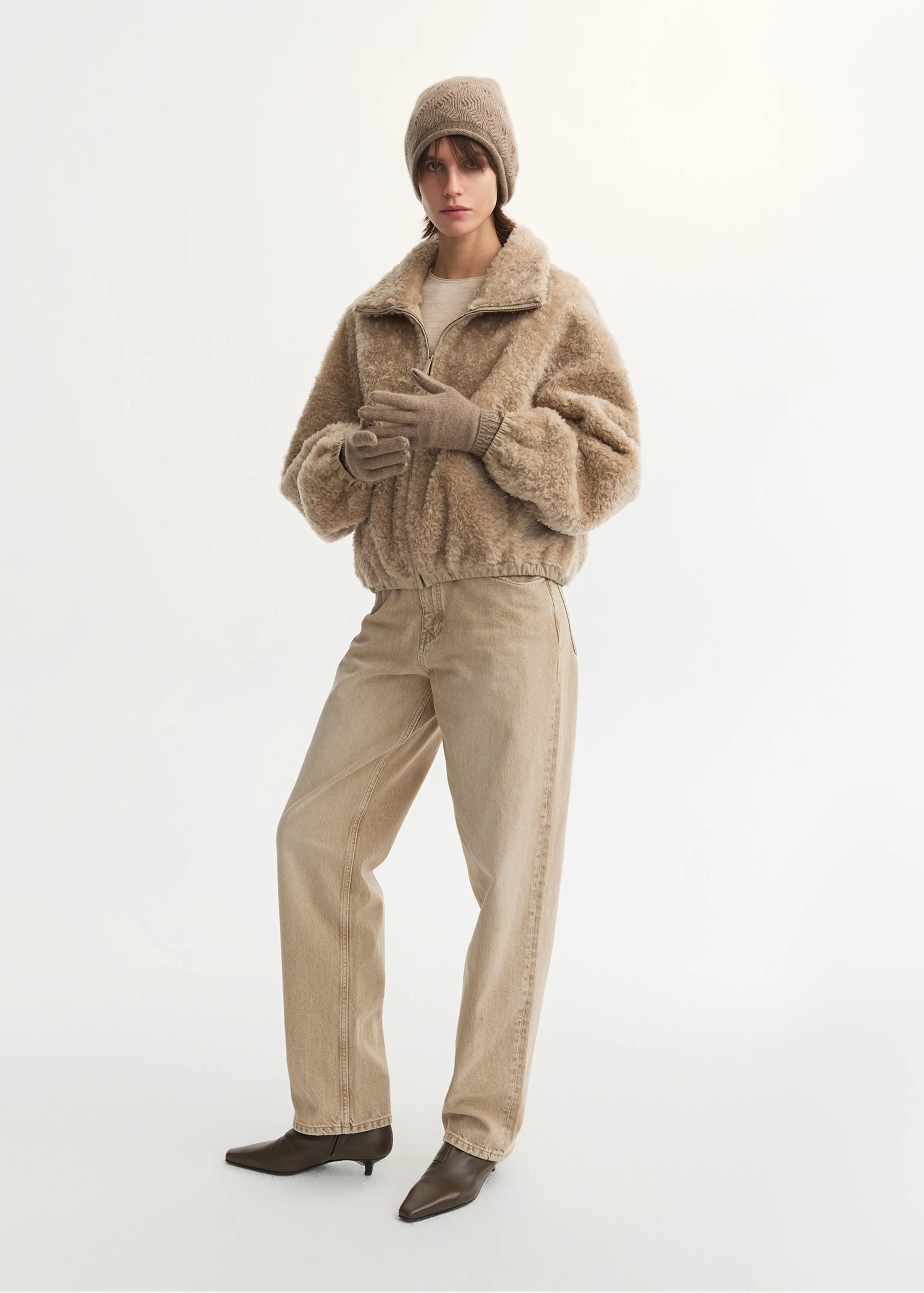 Cashmere Ribbed-Cuff Gloves - Image 3