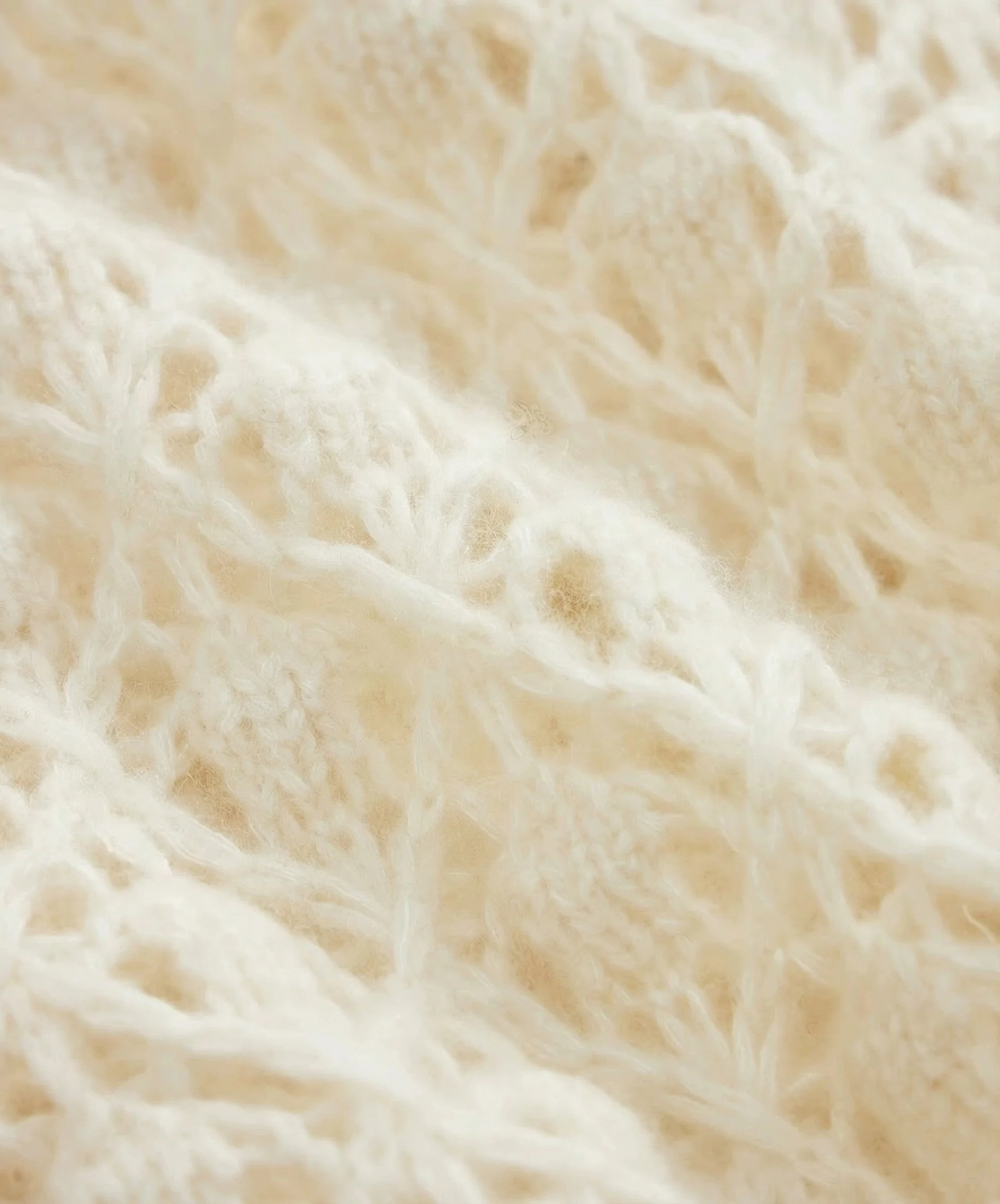 Cashmere Silk Lattice Cardigan - Image 2