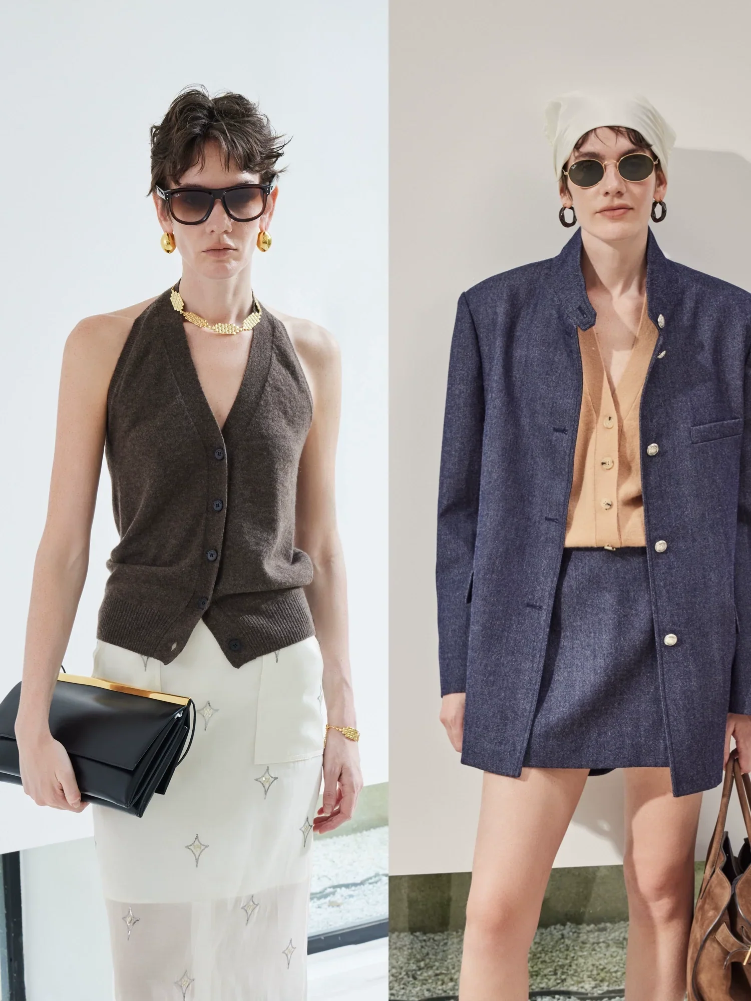 Cashmere Wool Halter Vest