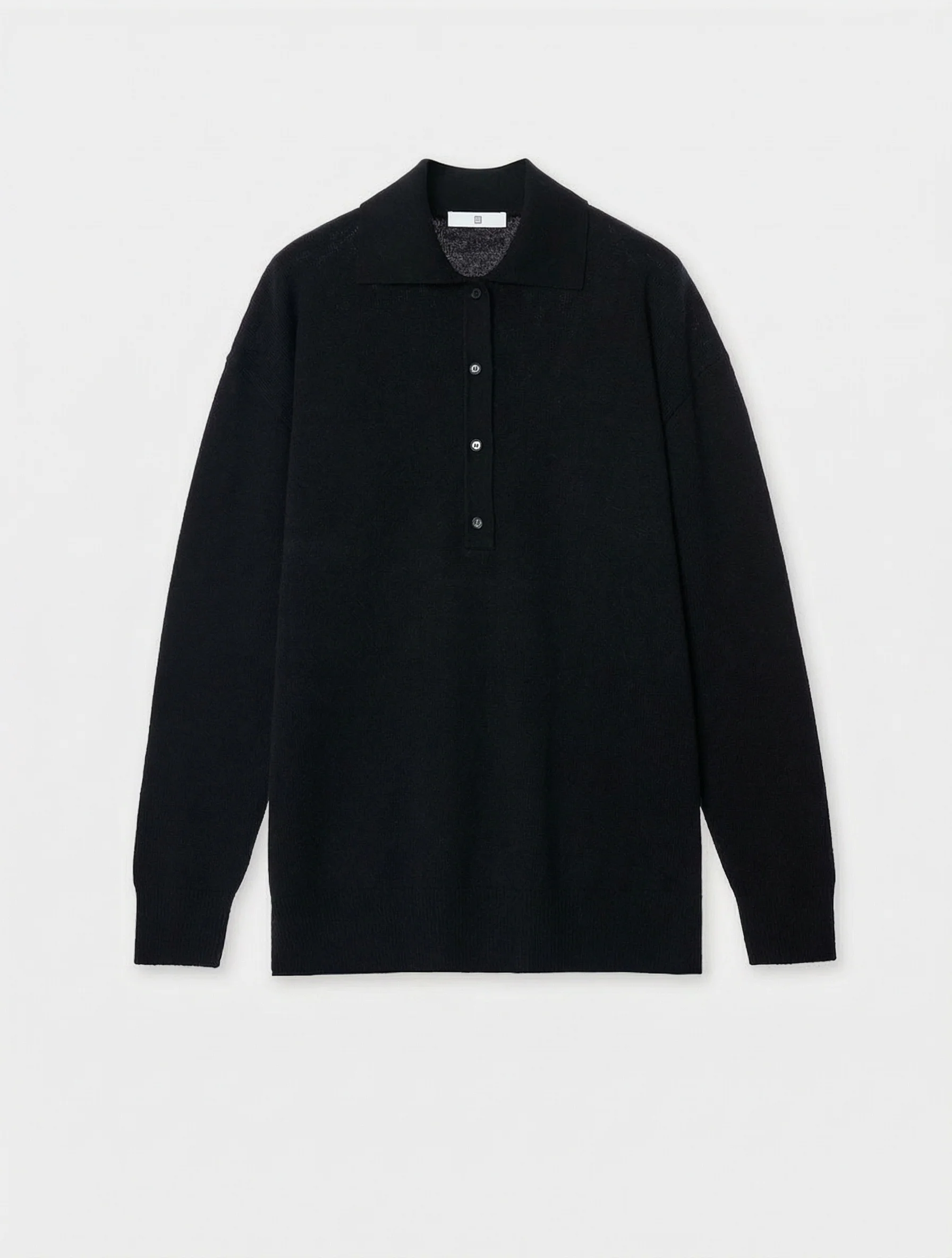 Cashmere Wool Polo Sweater - Image 7