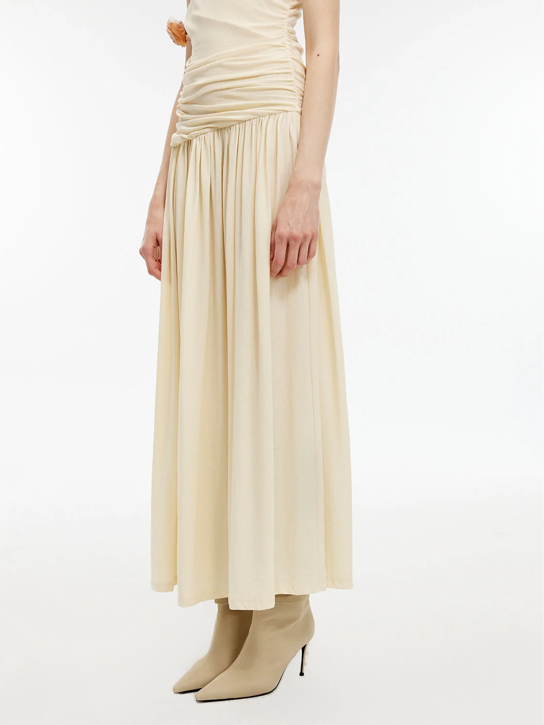 Casual Mercerized Cotton Dress