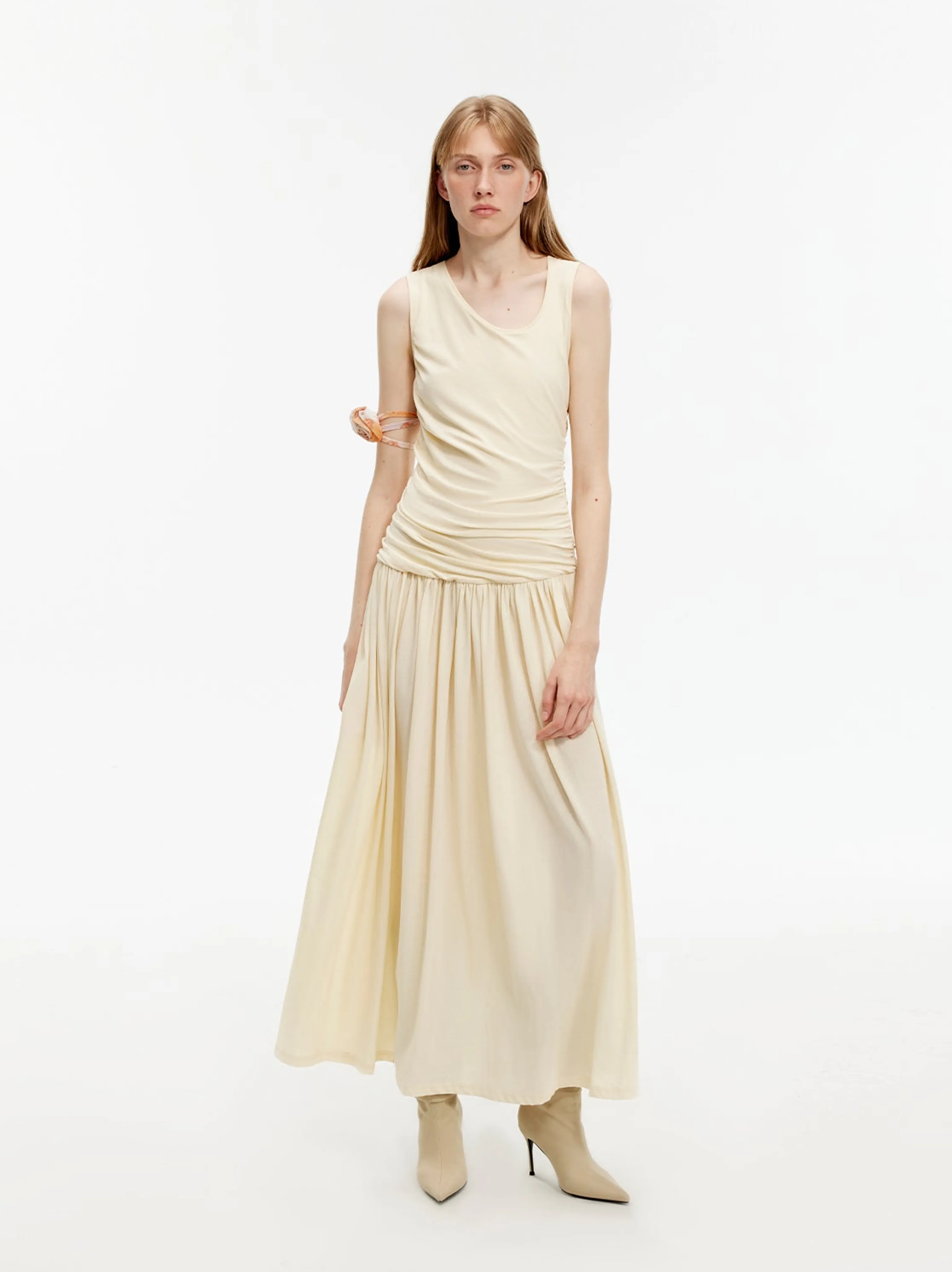 Casual Mercerized Cotton Dress - Image 5