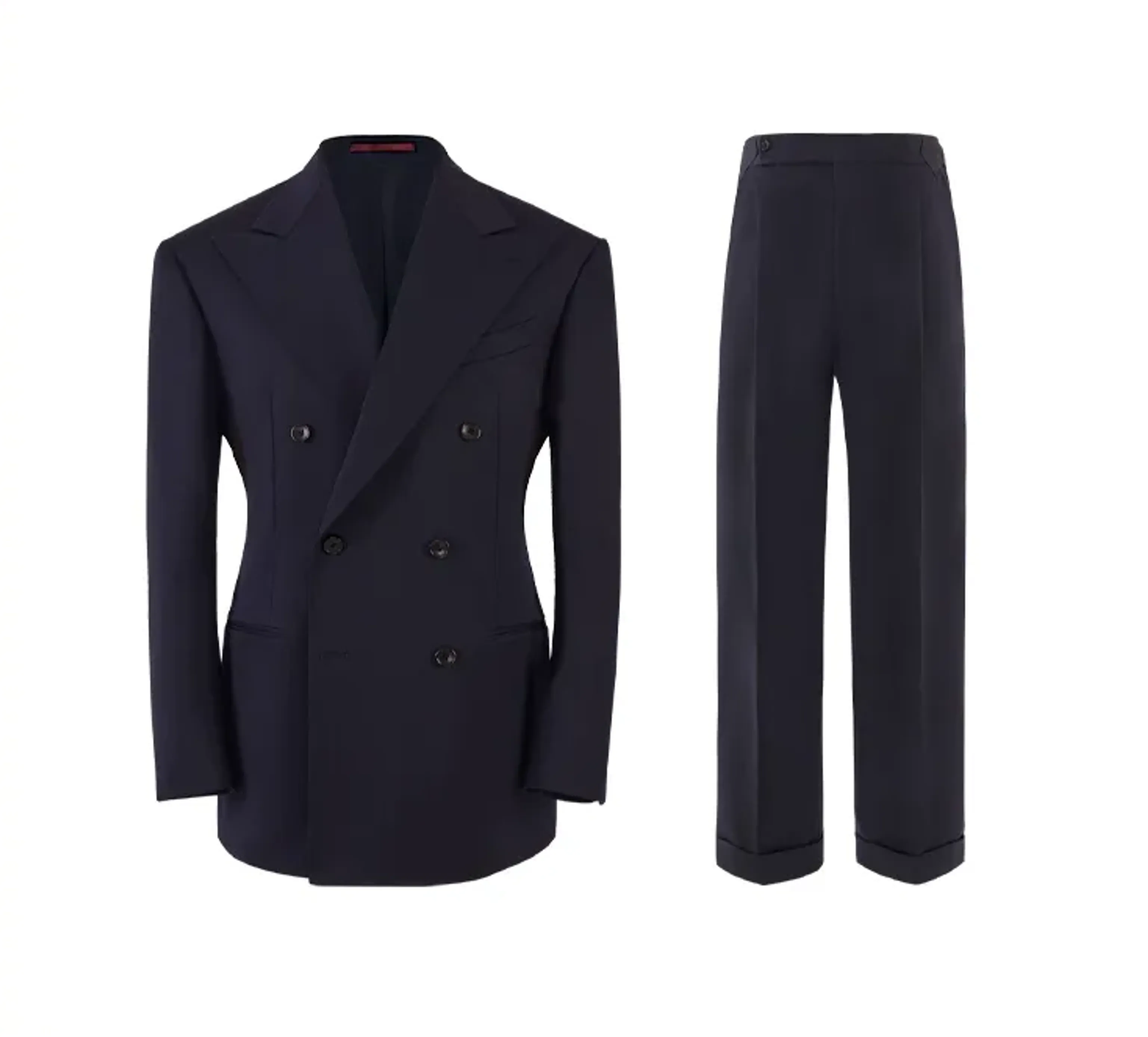 Cavalry Twill Double-Breasted Suit - Image 4