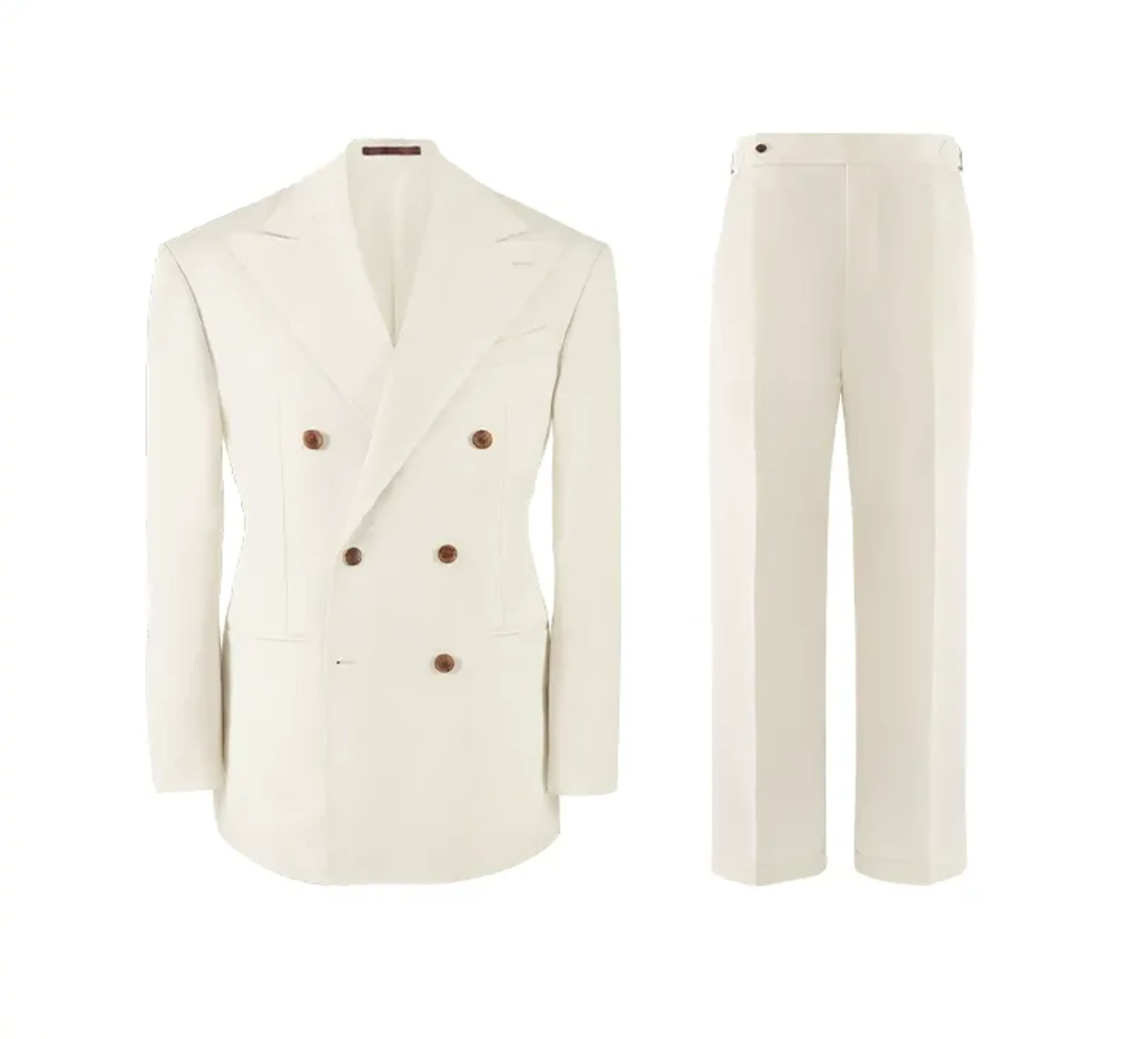Cavalry Twill Double-Breasted Suit - Image 7