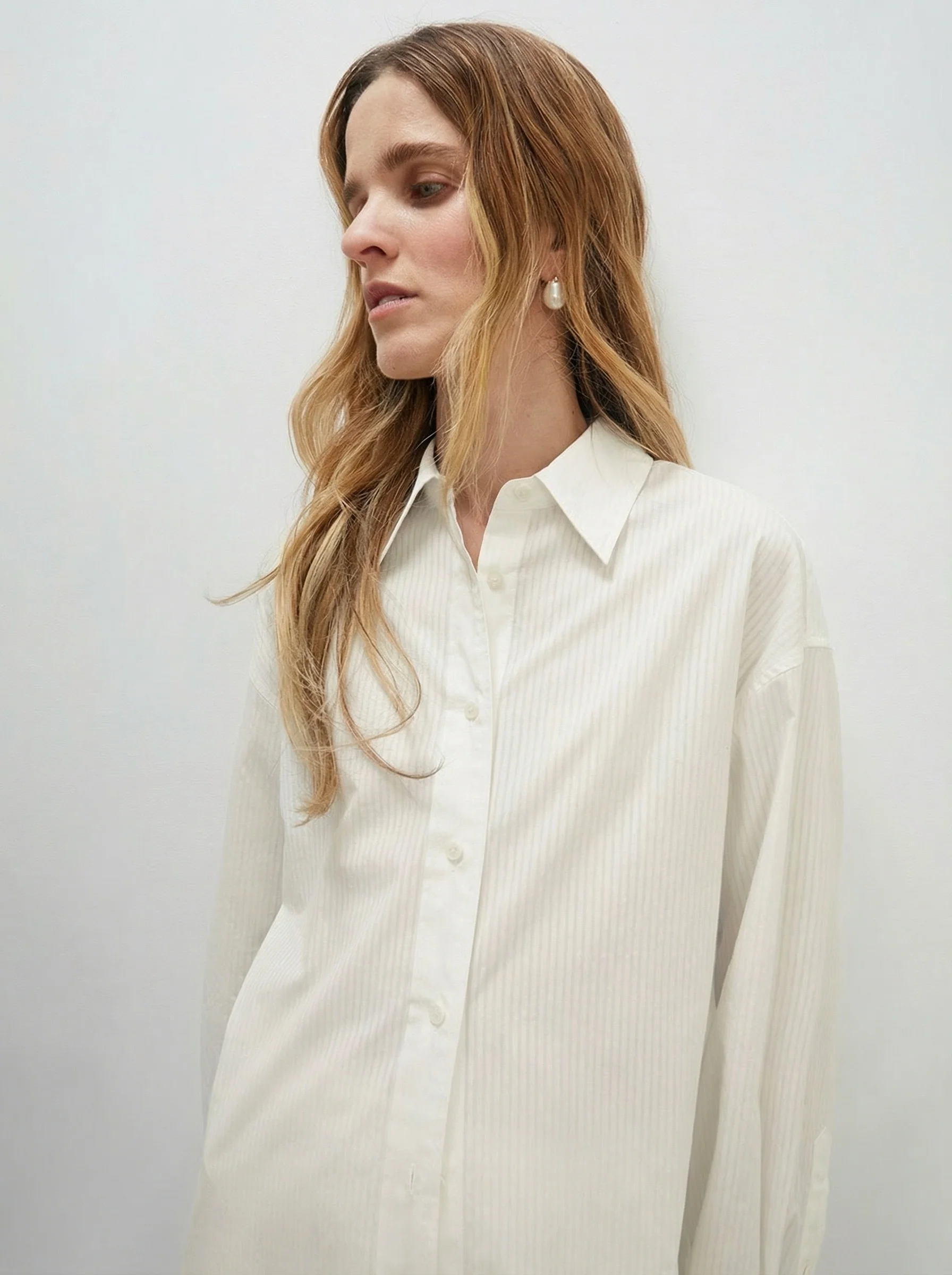 Cecilia Striped Cotton Shirt - Image 3