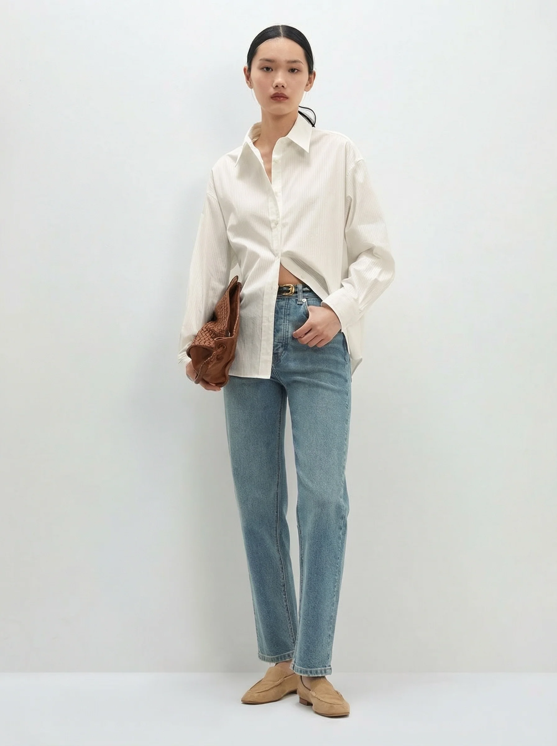Cecilia Striped Cotton Shirt - Image 4