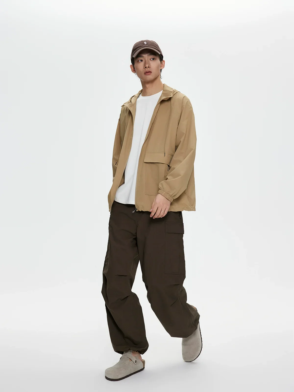 Chain Hooded Windbreaker Jacket - Image 3