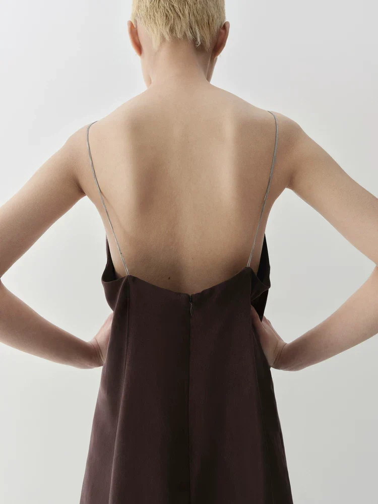 Chain Strap Maxi Slip Dress - Image 4