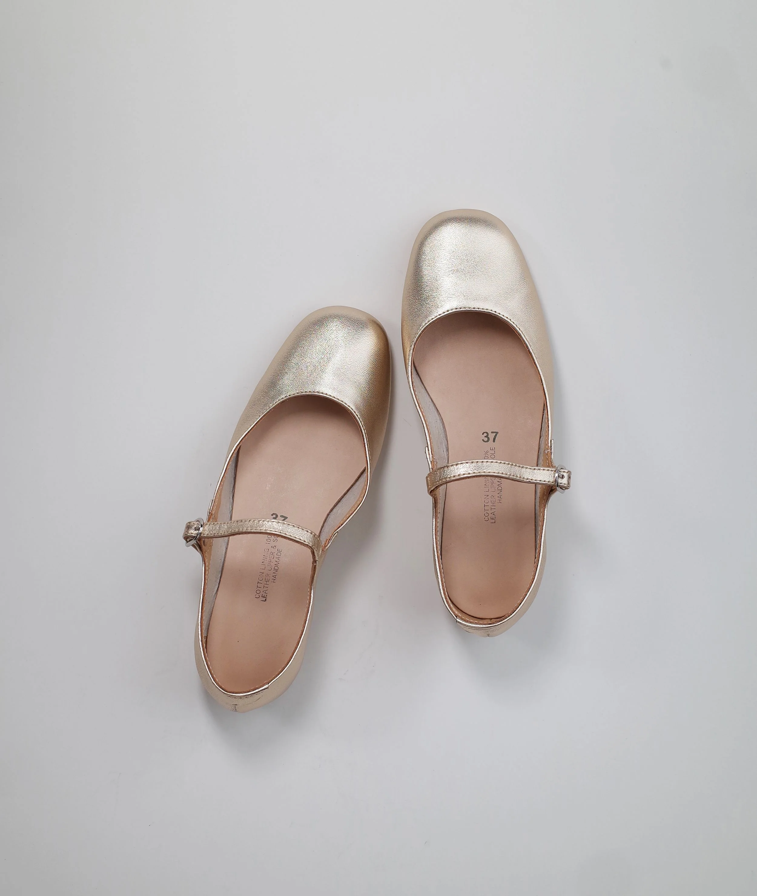 Champagne Mary Jane Flats - Image 4