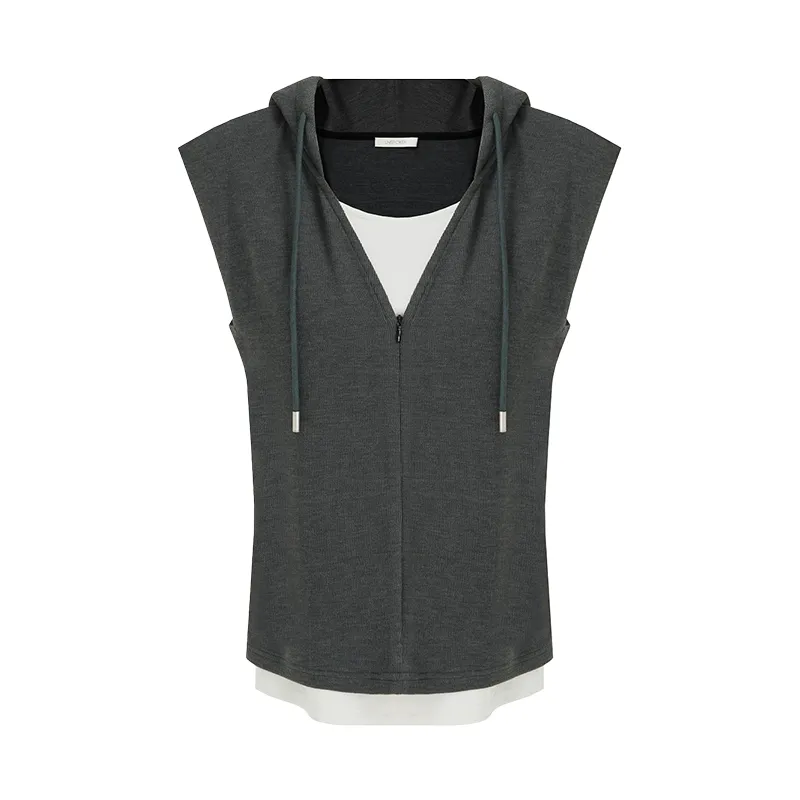 Charcoal Gray Three-Piece Knit Set - Image 7