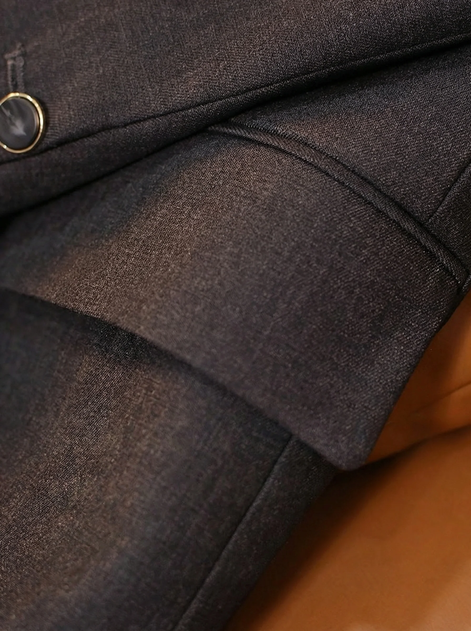 Charcoal Long Blazer - Image 4