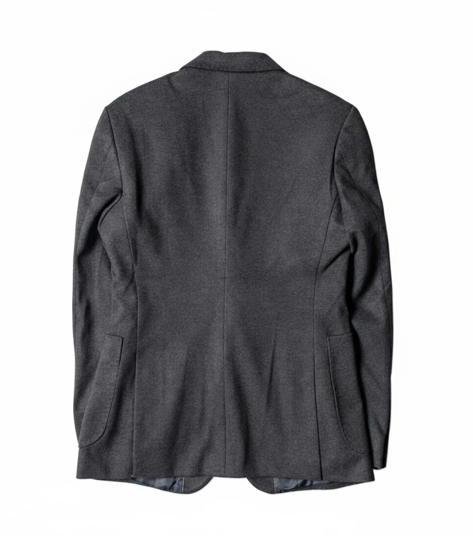 Charcoal Two-Button Blazer - Image 6