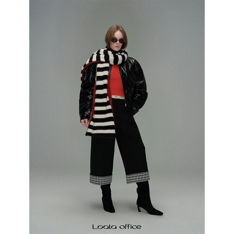 Check Cuff Cropped Trousers - Image 4