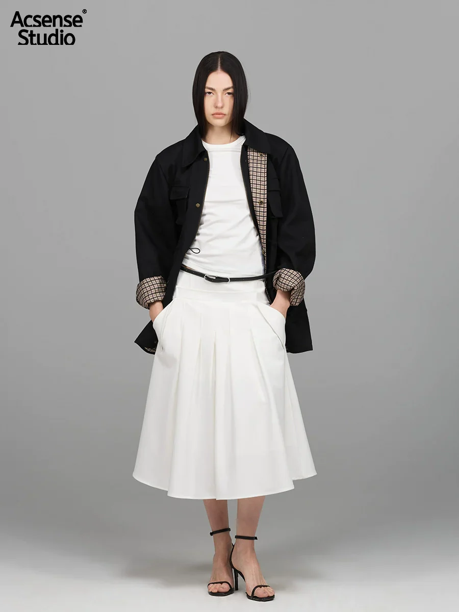 Check-Lined Utility Jacket