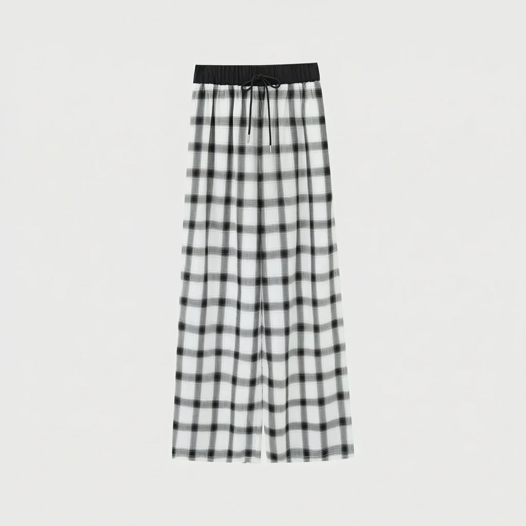 Checked Wide-Leg Pants - Image 6