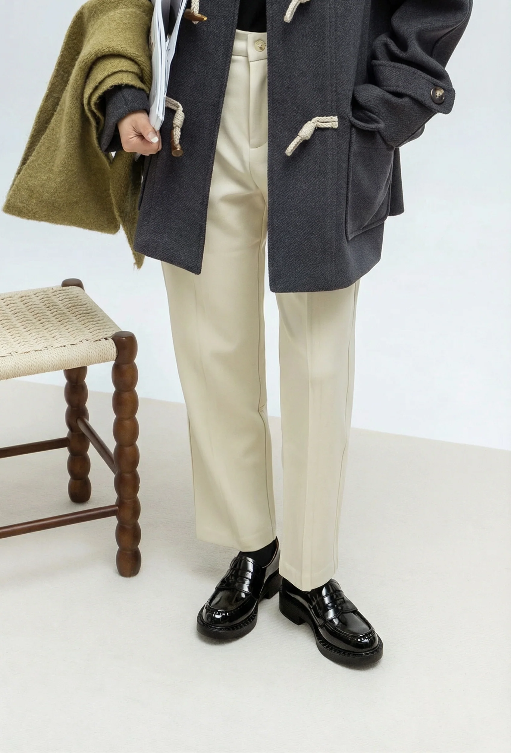 Chunky Patent Leather Loafers - Image 5