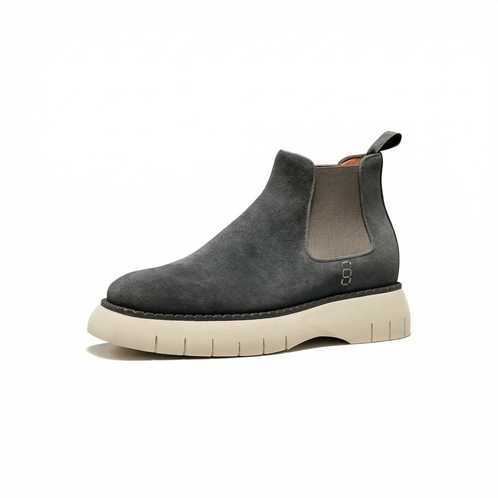 Chunky-Sole Suede Chelsea Boots - Image 2