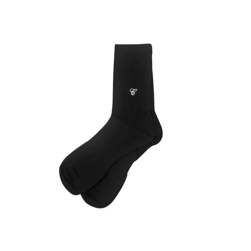 Circle Cage Embroidered Socks