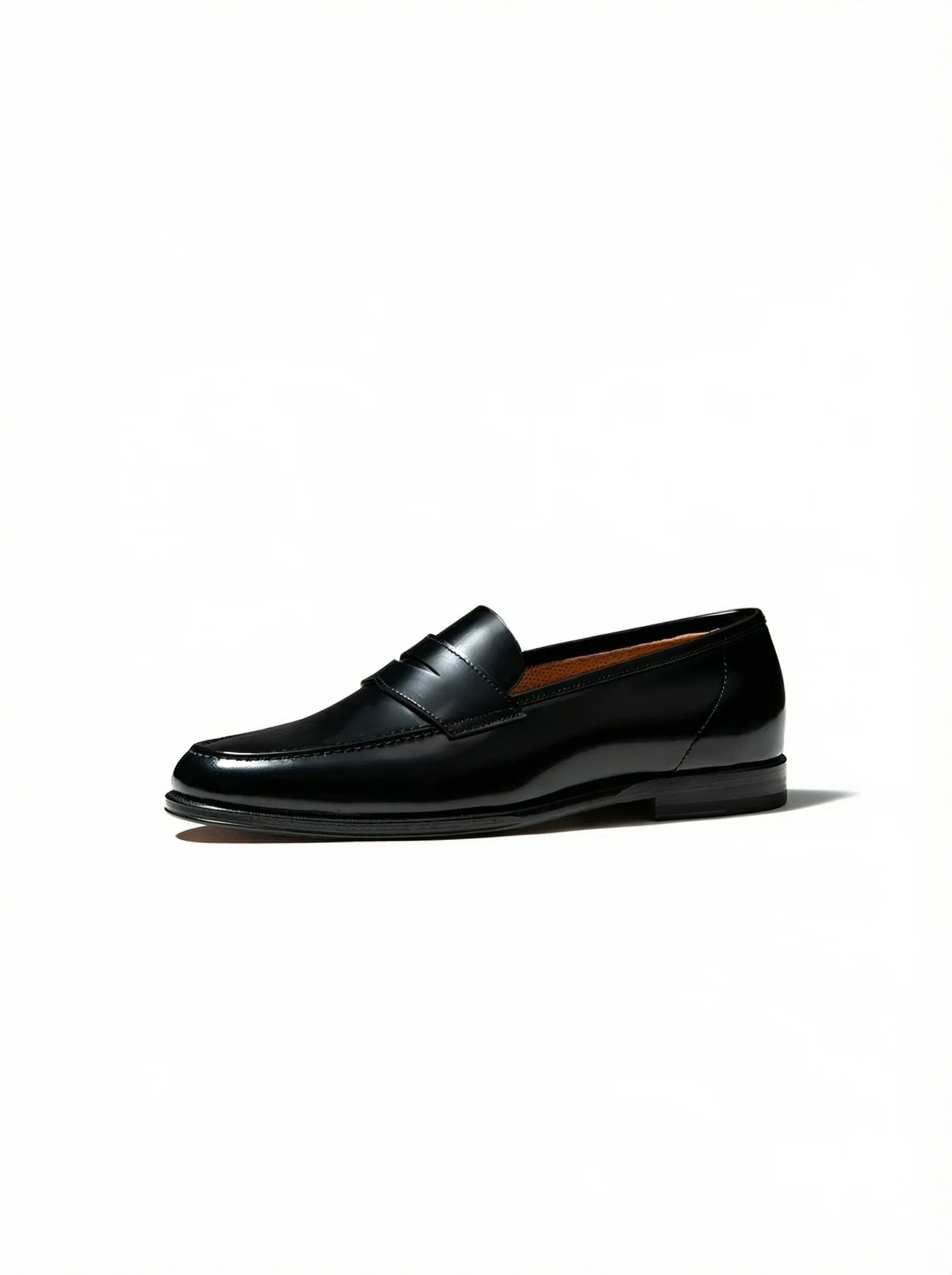 Classic Black Penny Loafers - Image 2