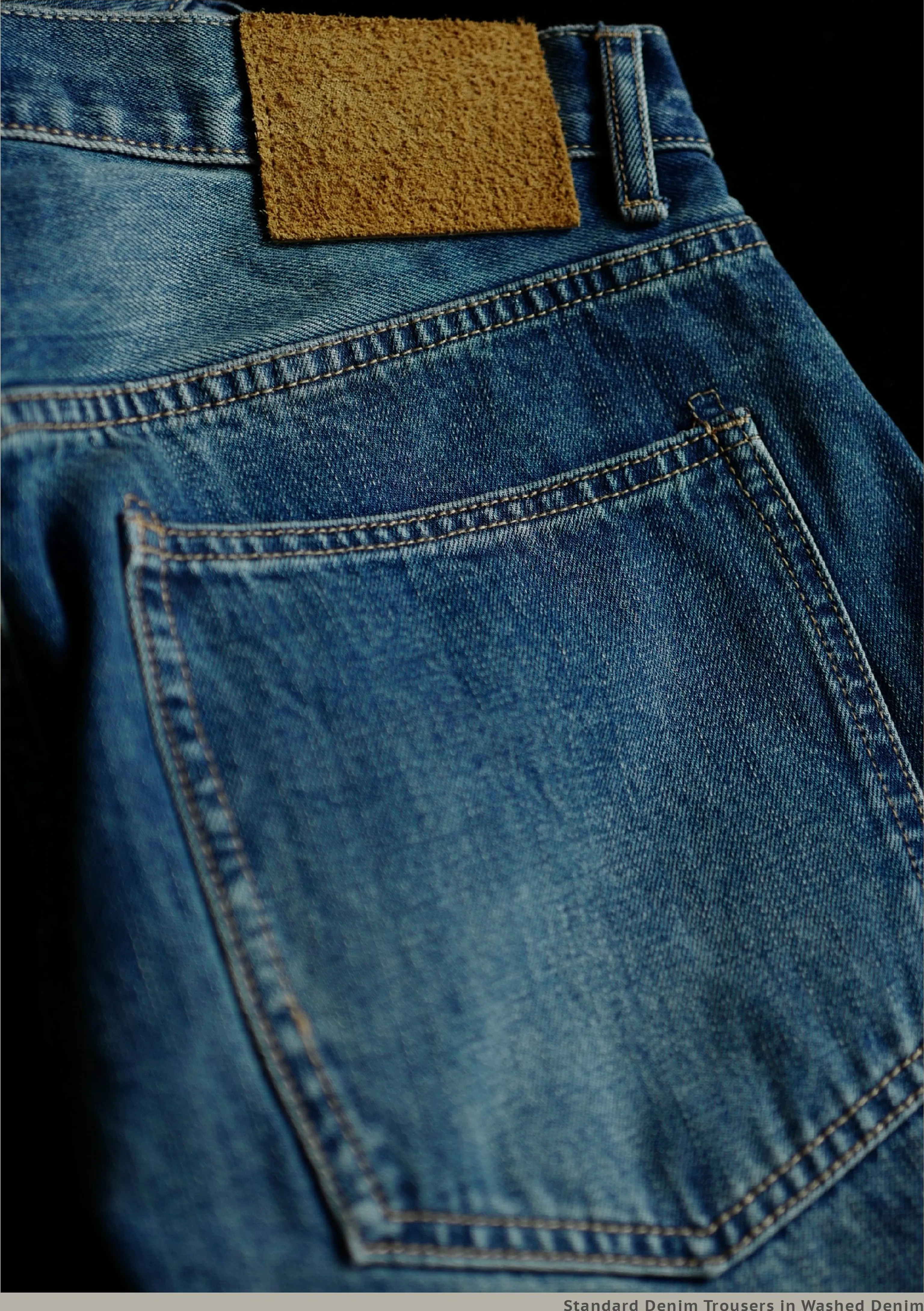 Classic Fit Selvedge Denim Jeans - Image 3