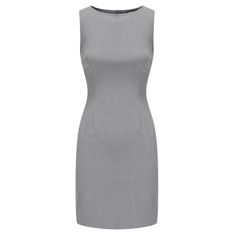 Classic Fit Sleeveless Dress - Image 7