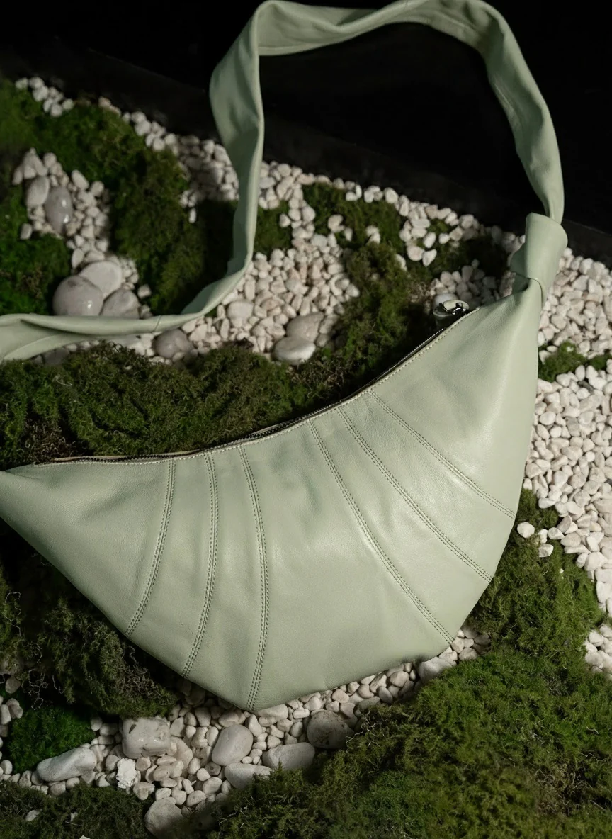 Classic Lambskin Crescent Bag - Image 2