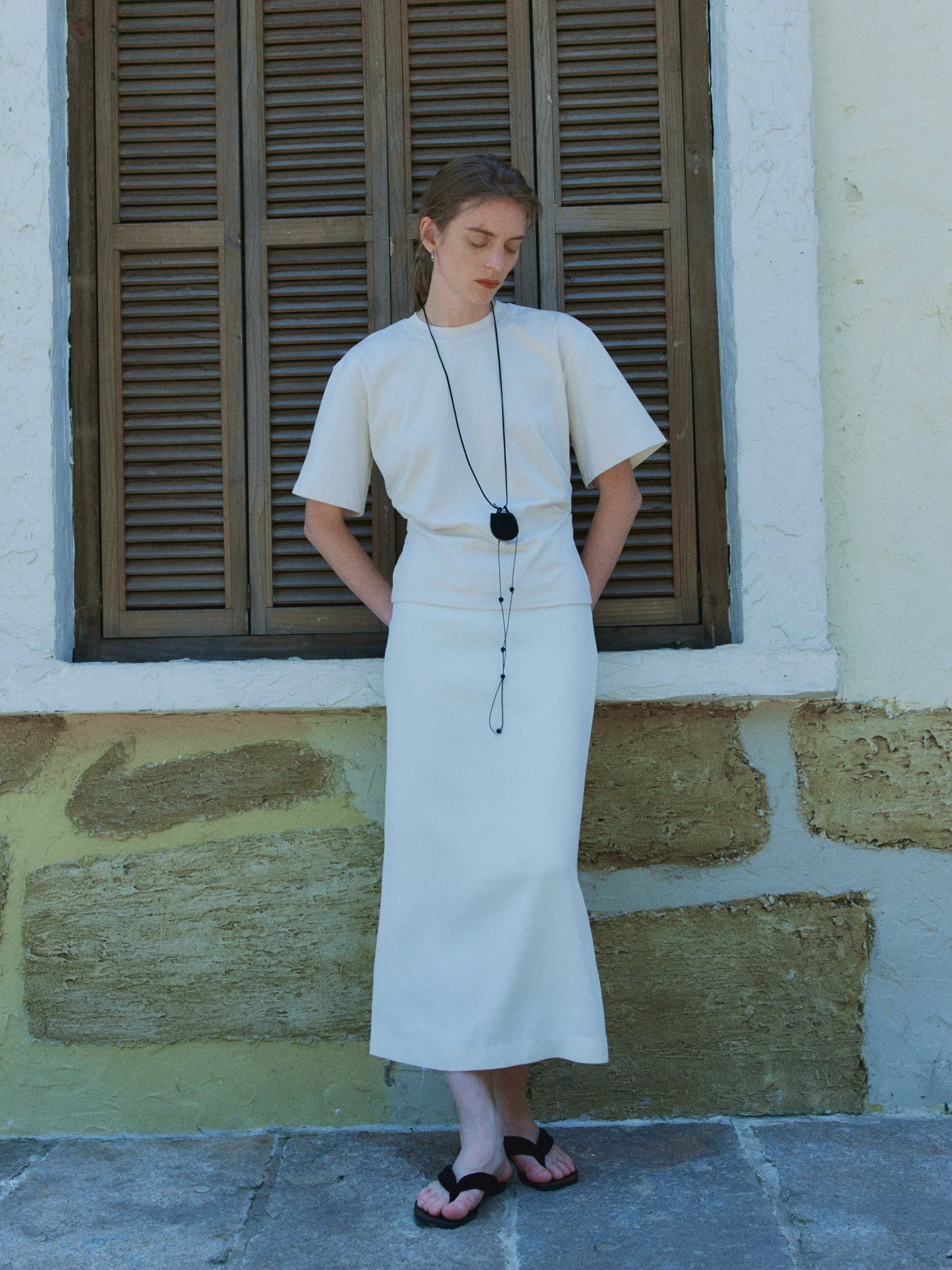 Classic Slim Knit T-Shirt - Image 3