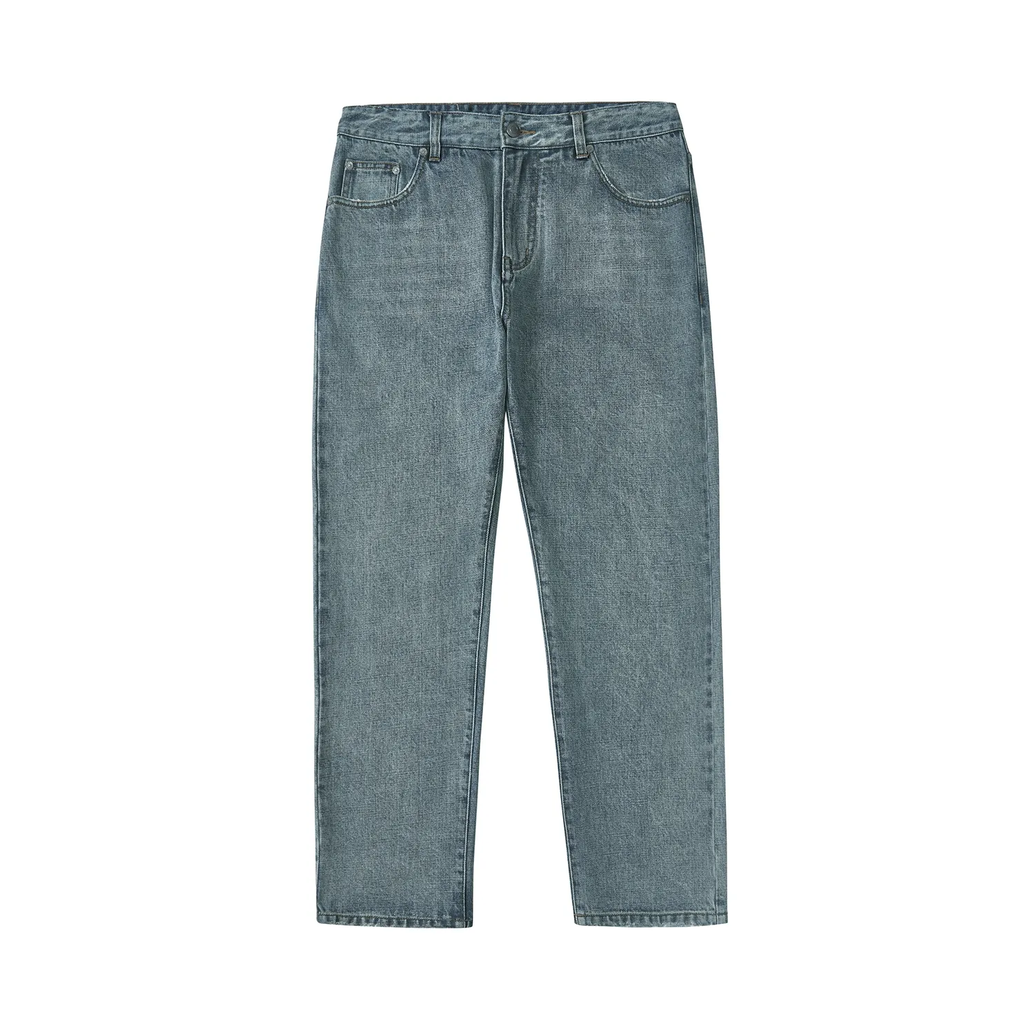 Classic Straight-Leg Denim Trousers - Image 5