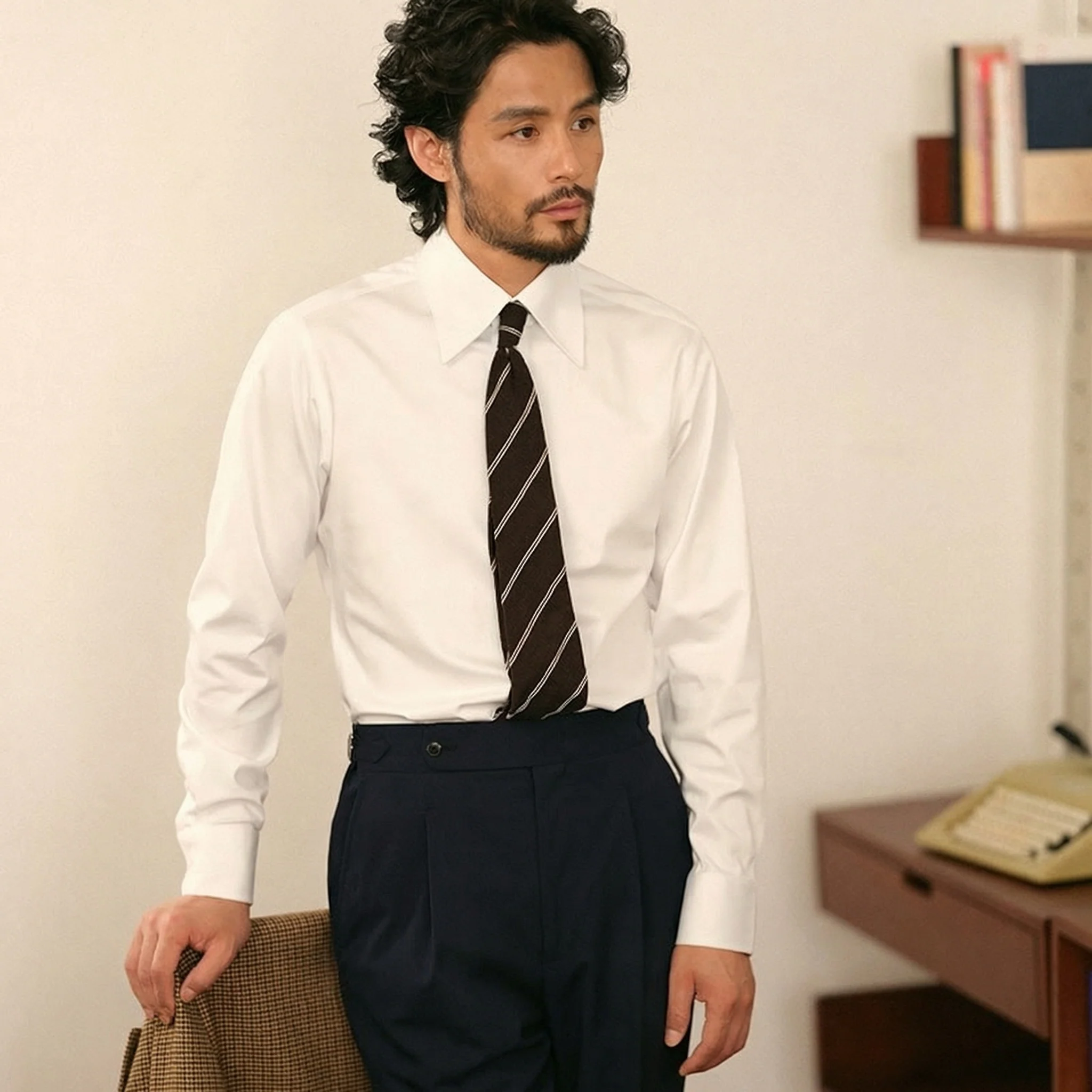 Classic White Dress Shirt - Image 9